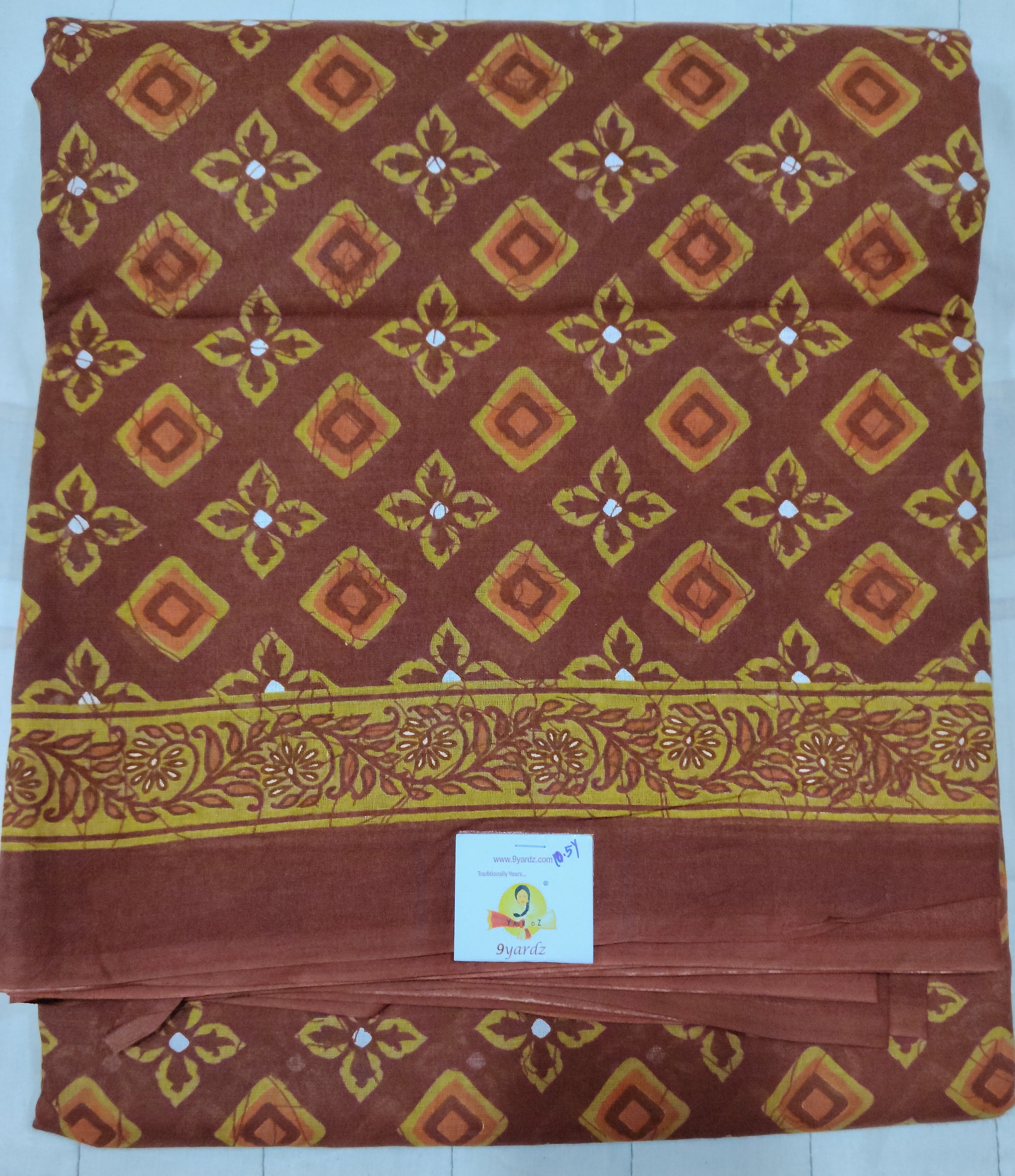 Erode cotton 10.5 yards Madisar