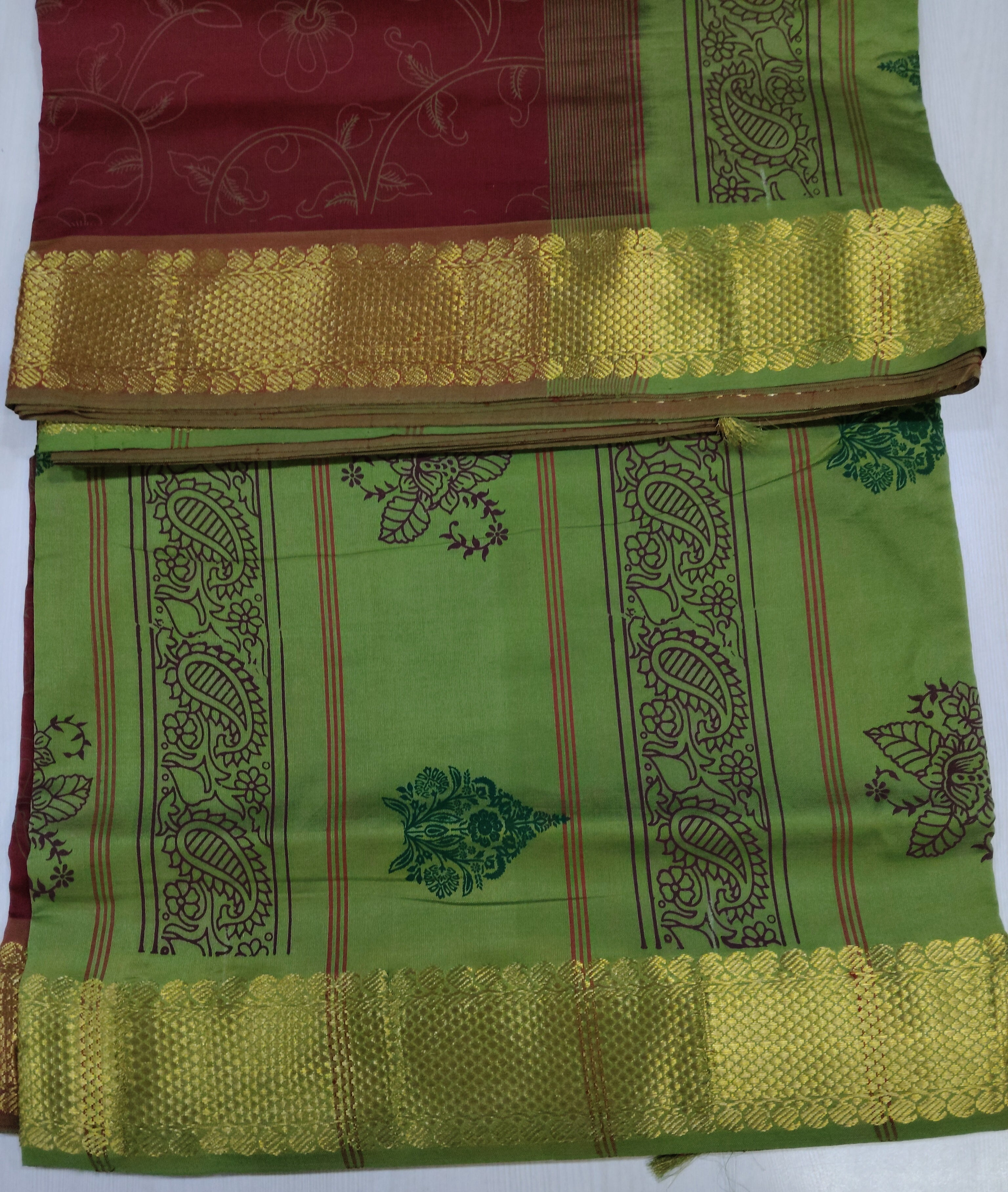 Semi Silk cotton printed Madisar