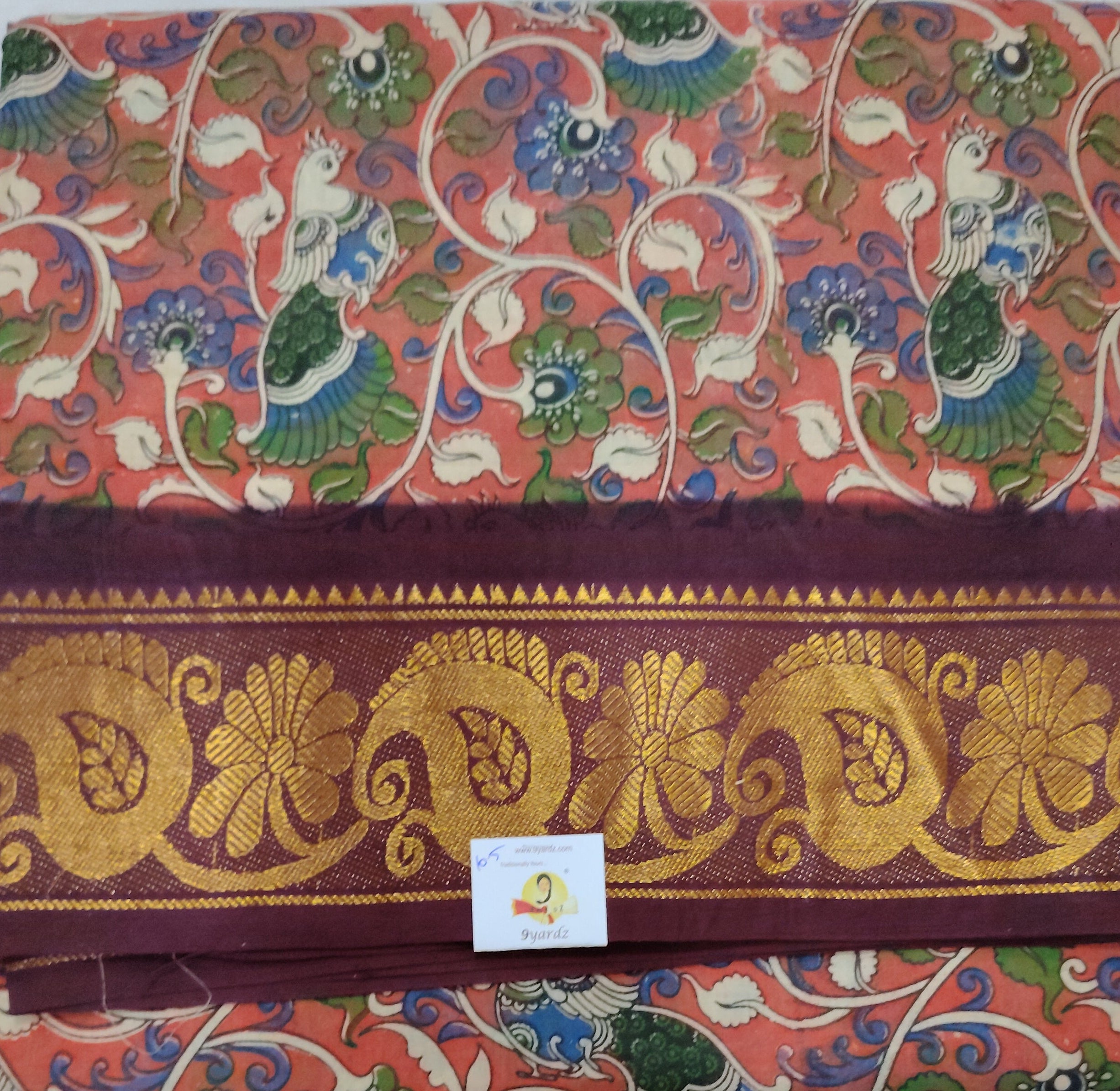 Sungudi cotton 10.5 yards madisar