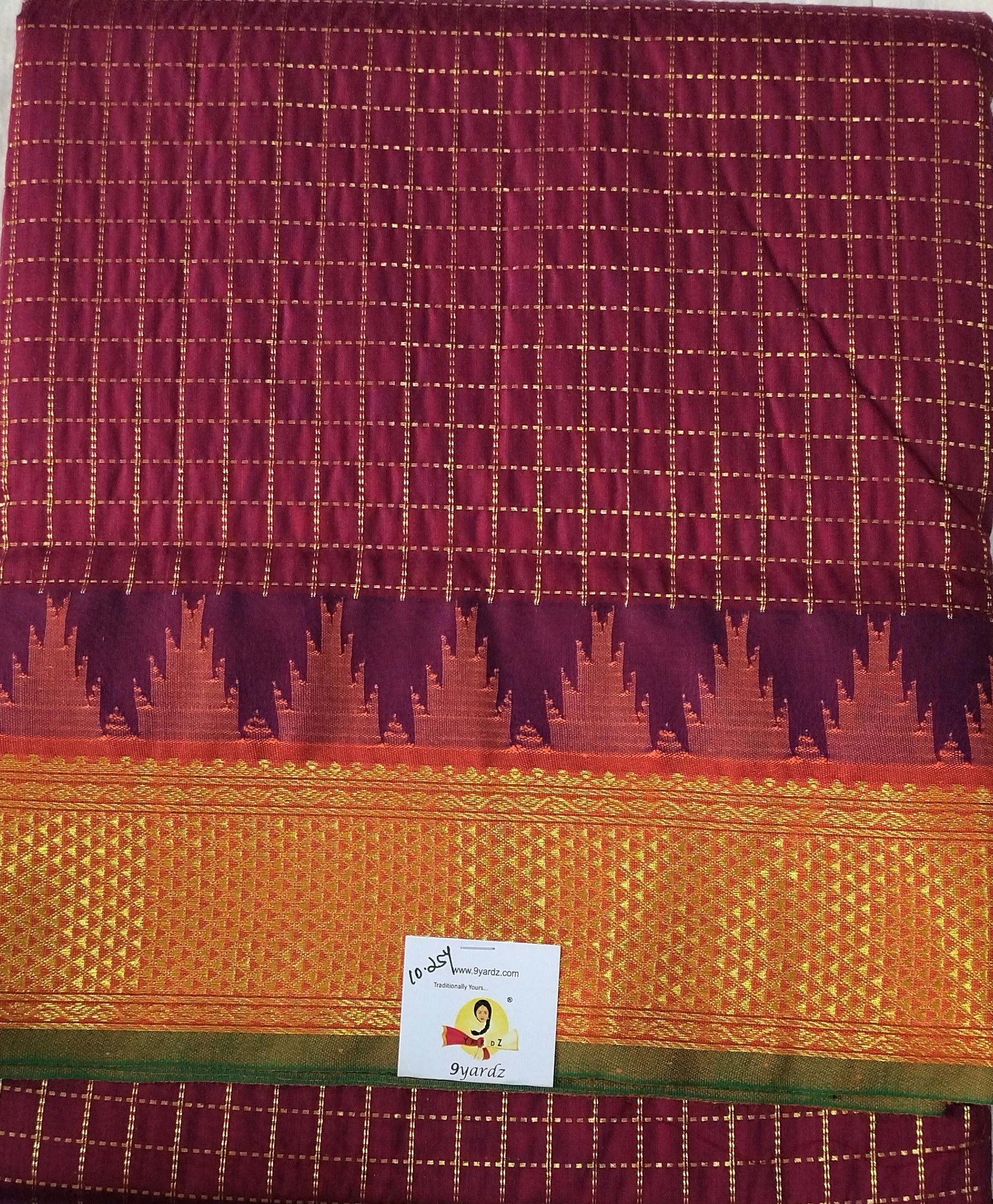 Akshaya cotton 10.25 yards madisar
