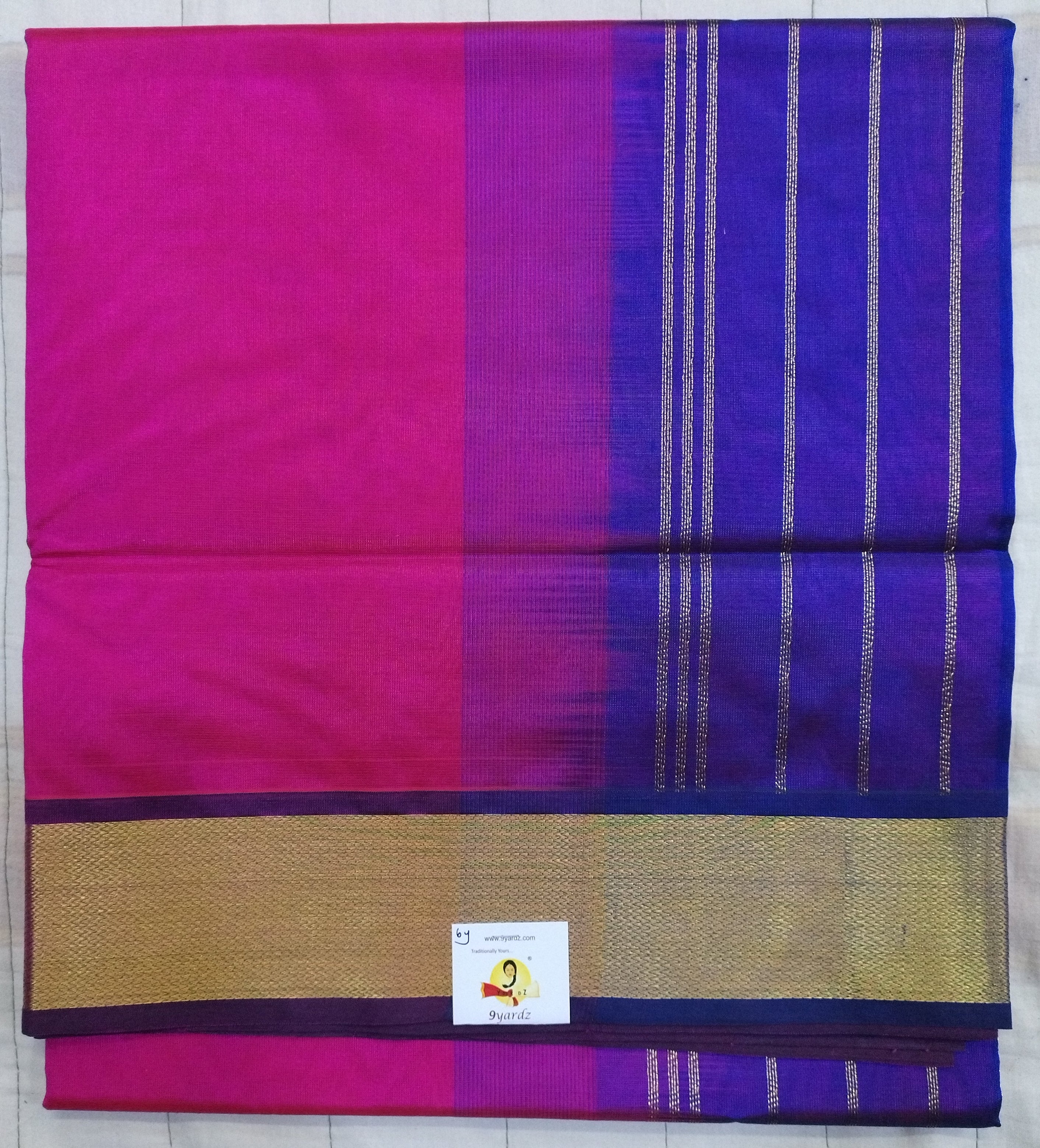 Pure silk cotton 6 yards