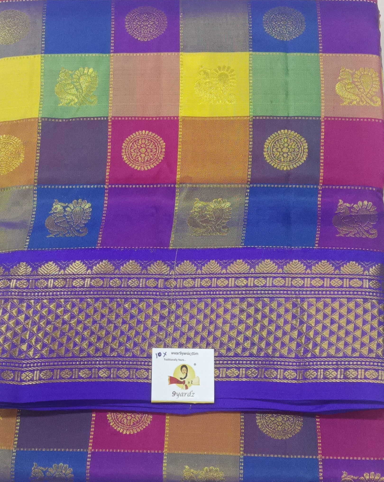 Pure silk madisar 10yards