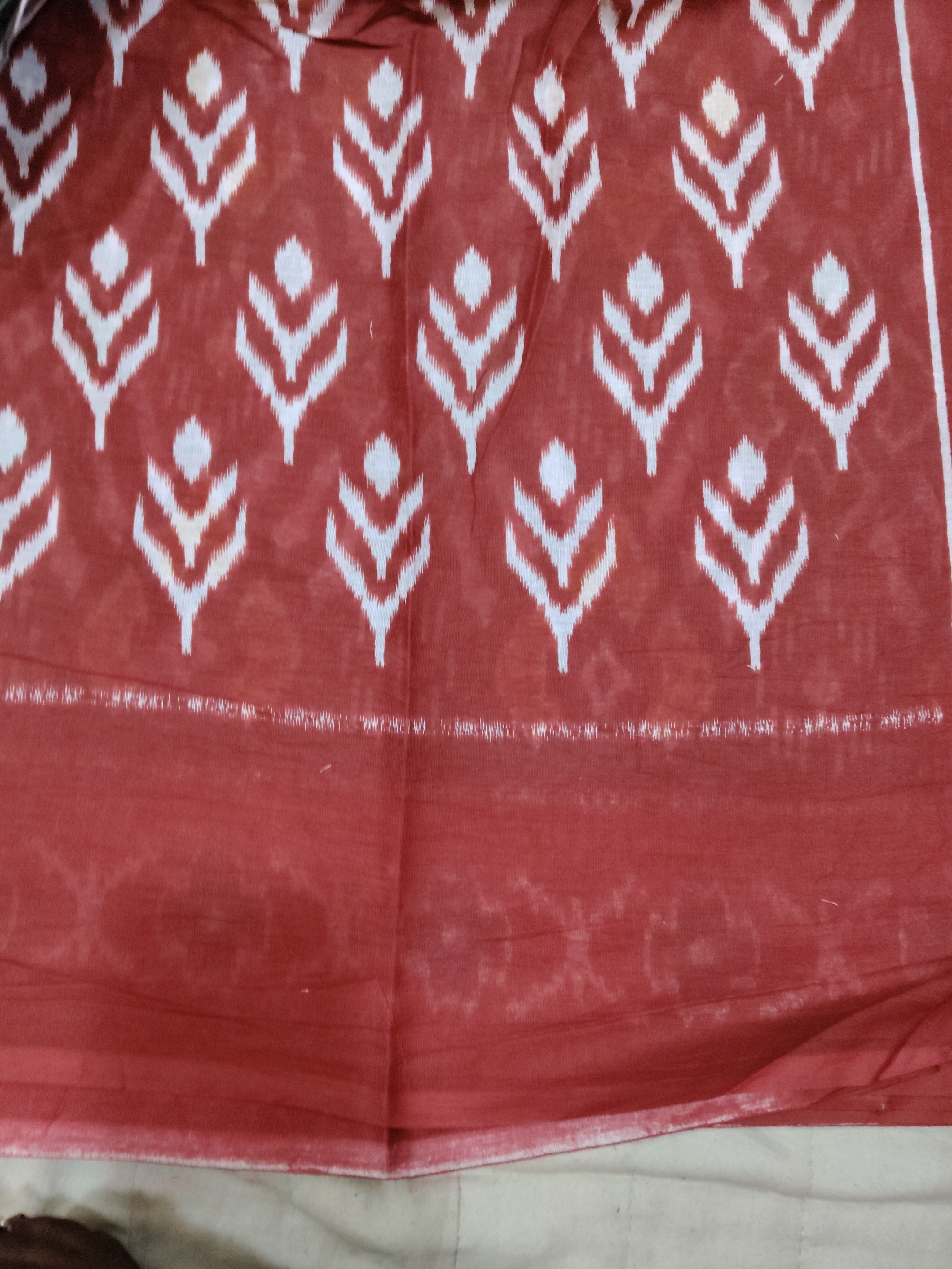 Soft Cotton Bathik saree 6yardz