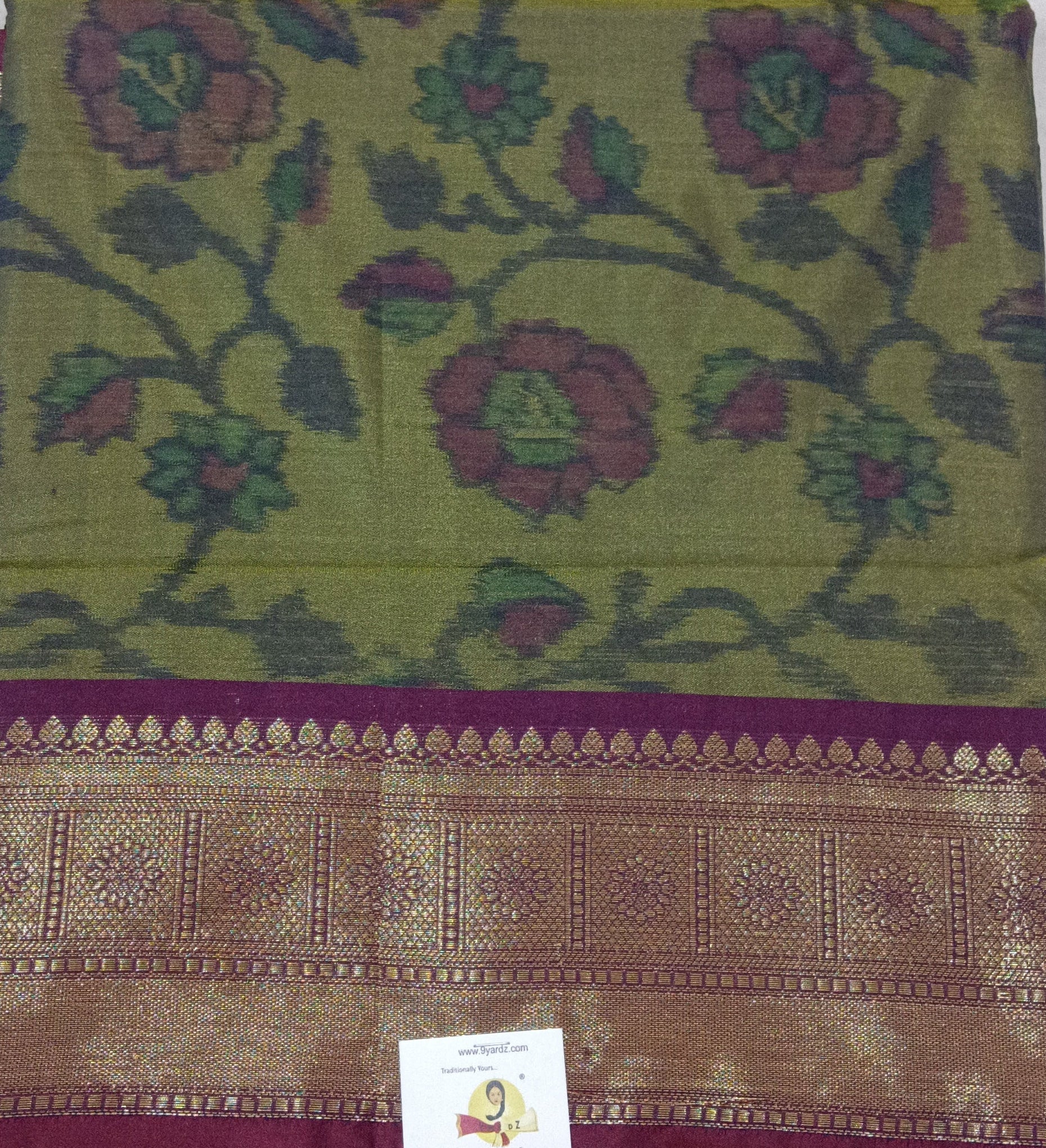Ikkat semi silk madisar