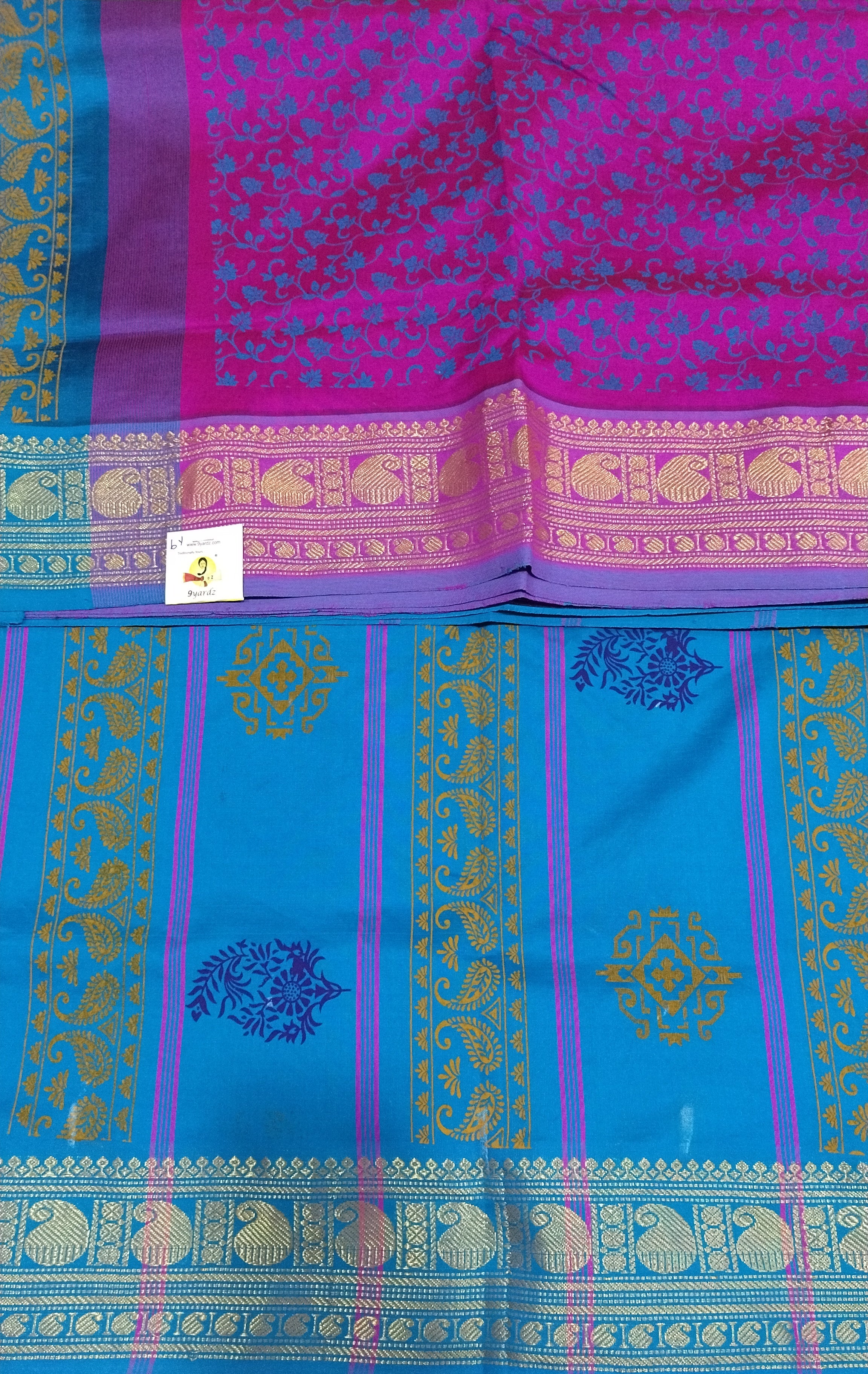 Semi silk Printed 6Yards