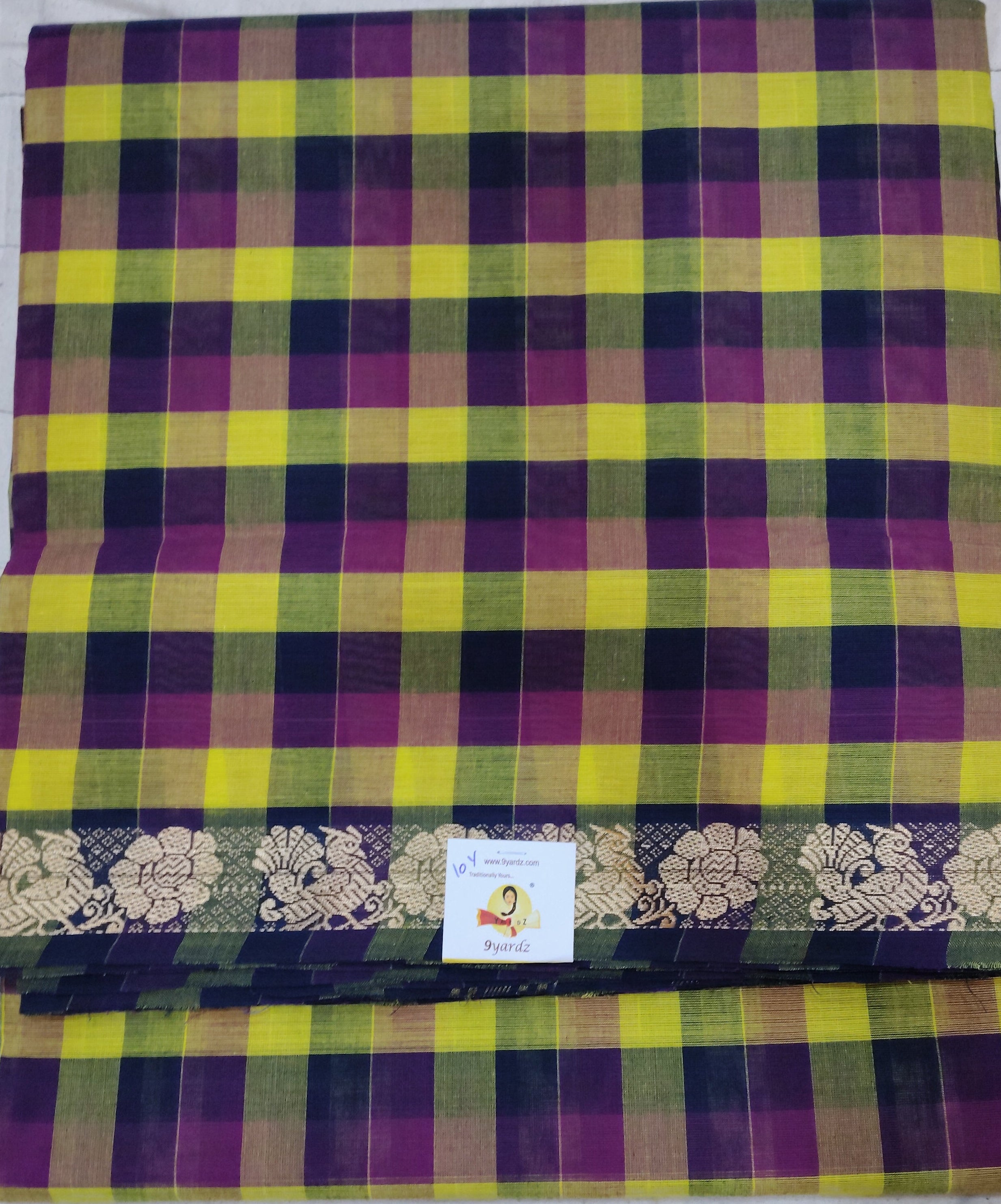 Chettinadu / Karaikudi cotton 10. yards madisar