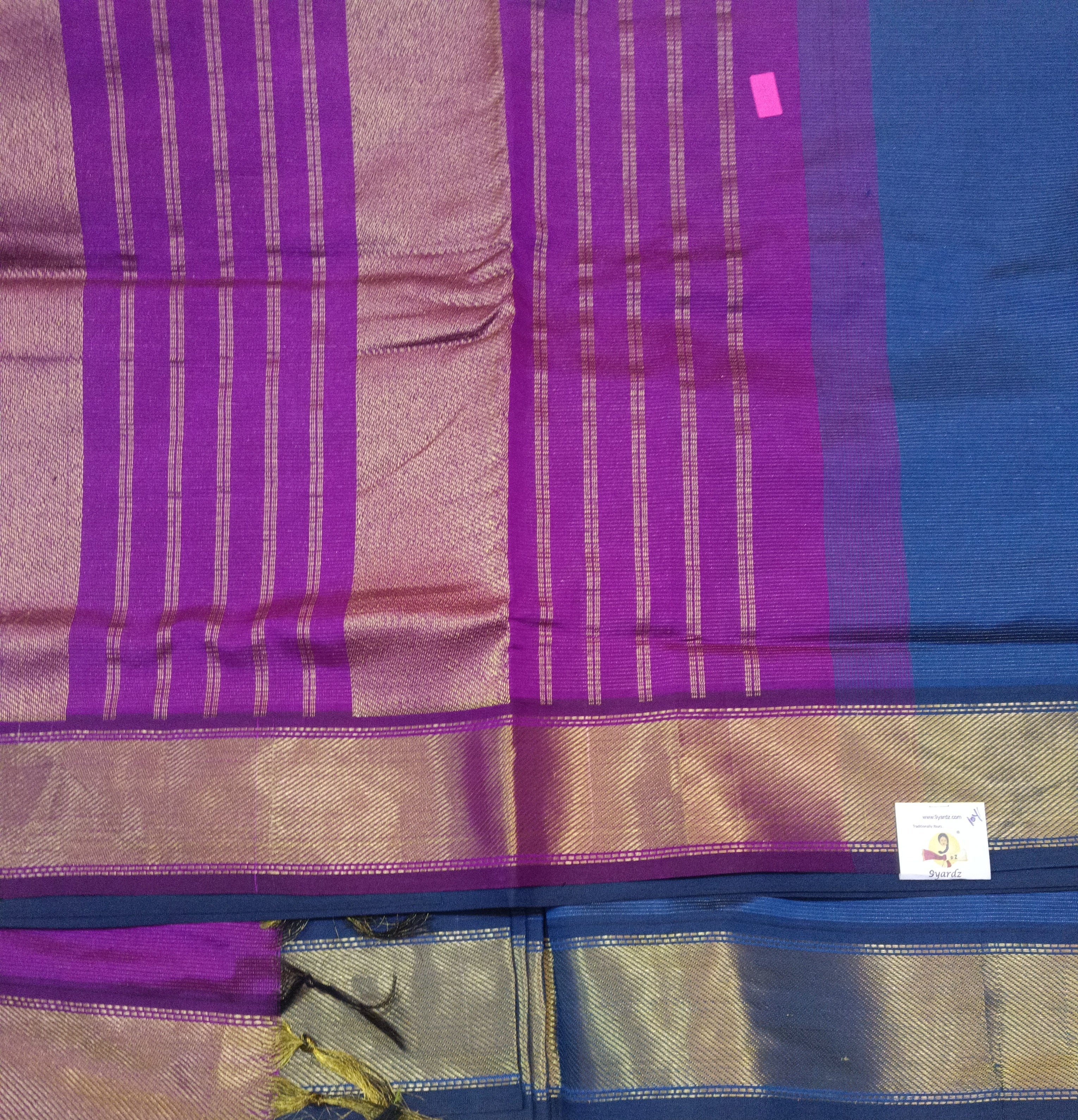 Semi Silk cotton vairavoosi Madisar 10yards