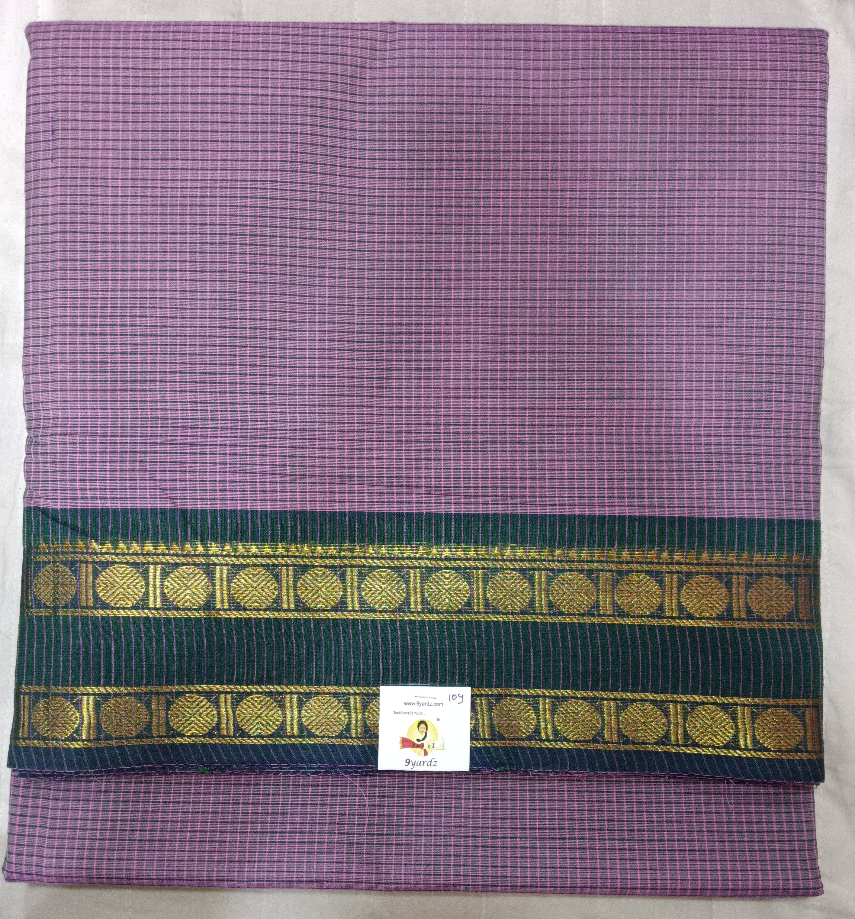 Chettinadu / Karaikudi cotton 10 yards madisar