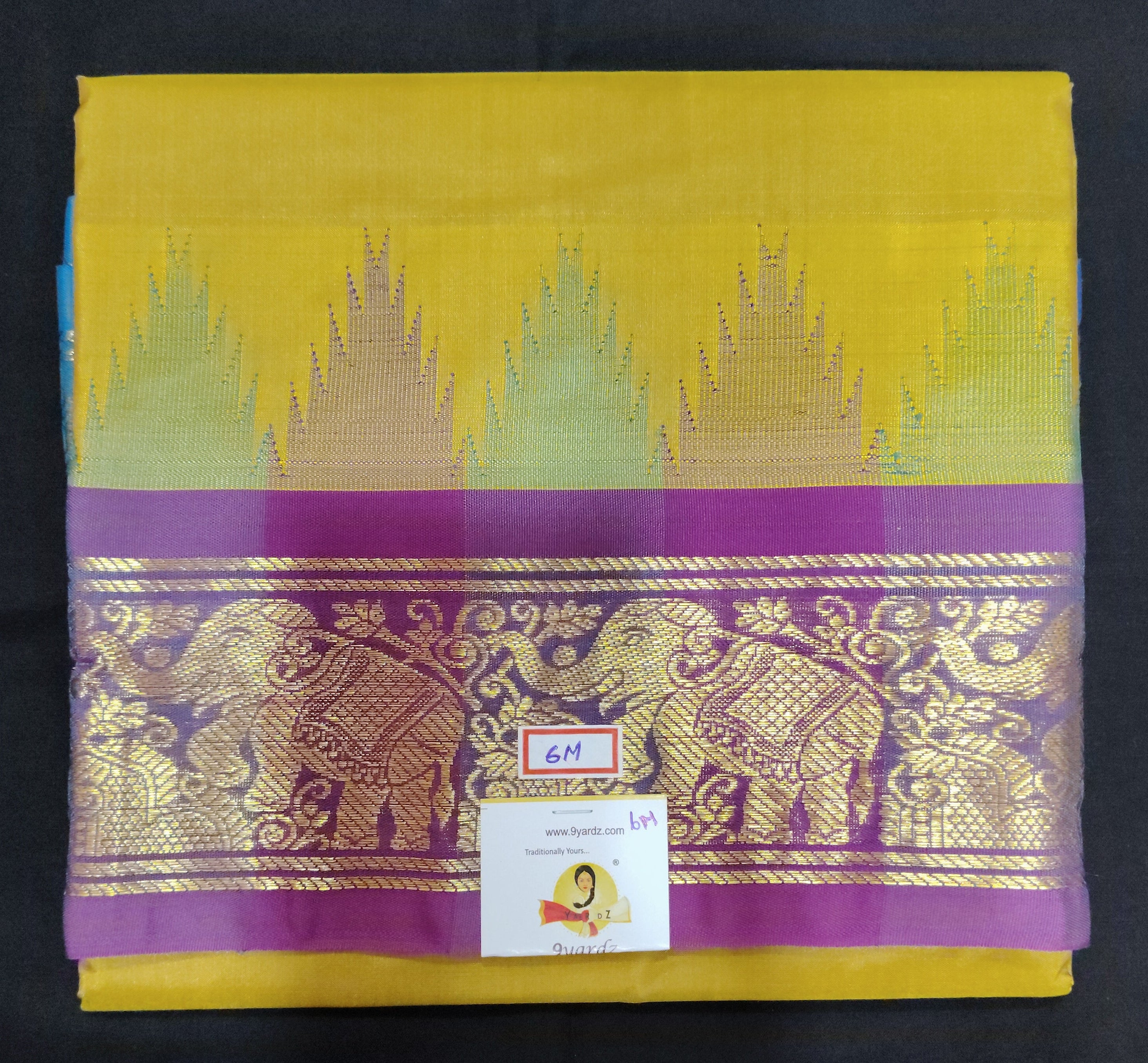 Pure silk Dhoti 6muzham Thalambhu