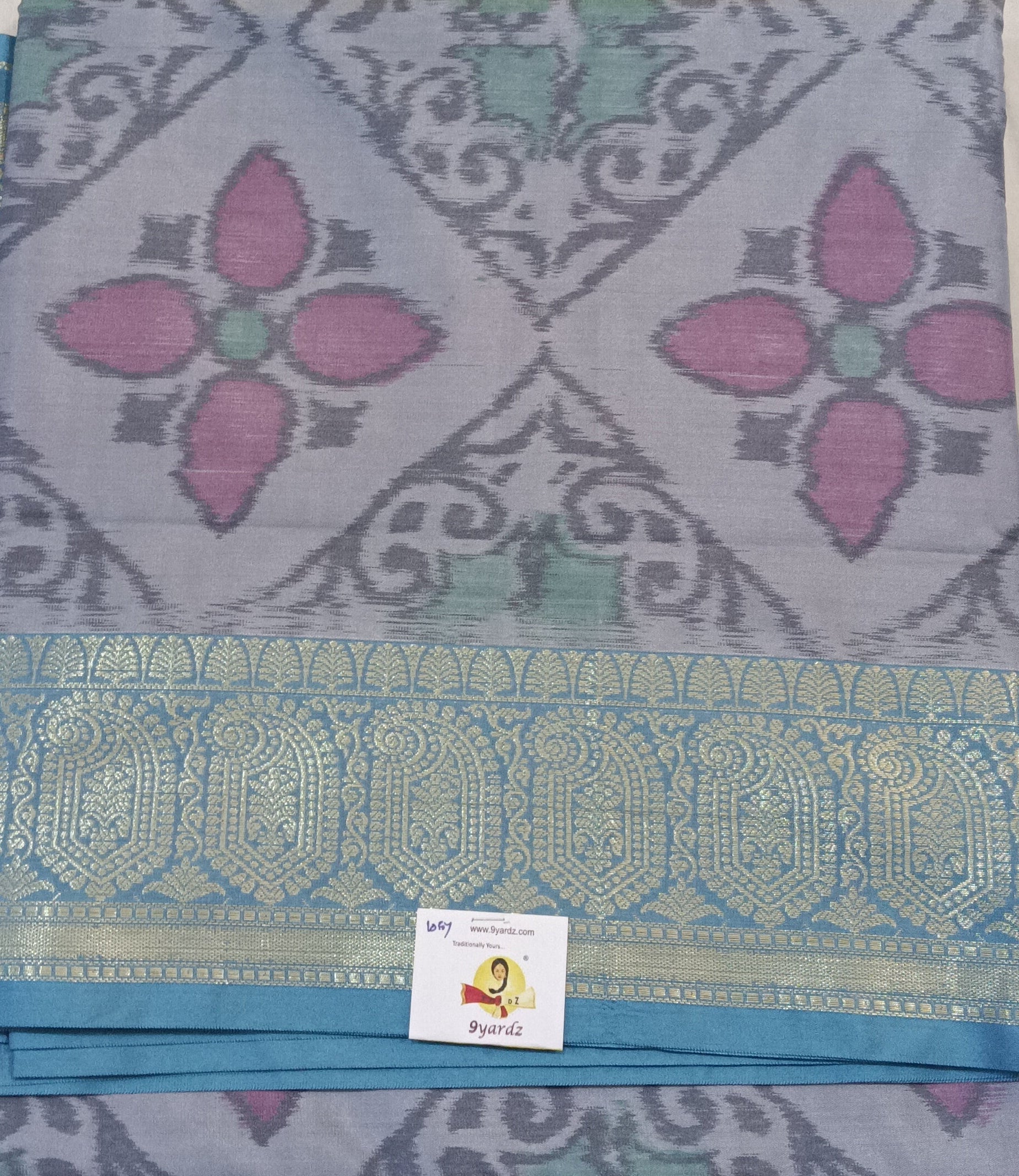 Ikkat semi silk madisar