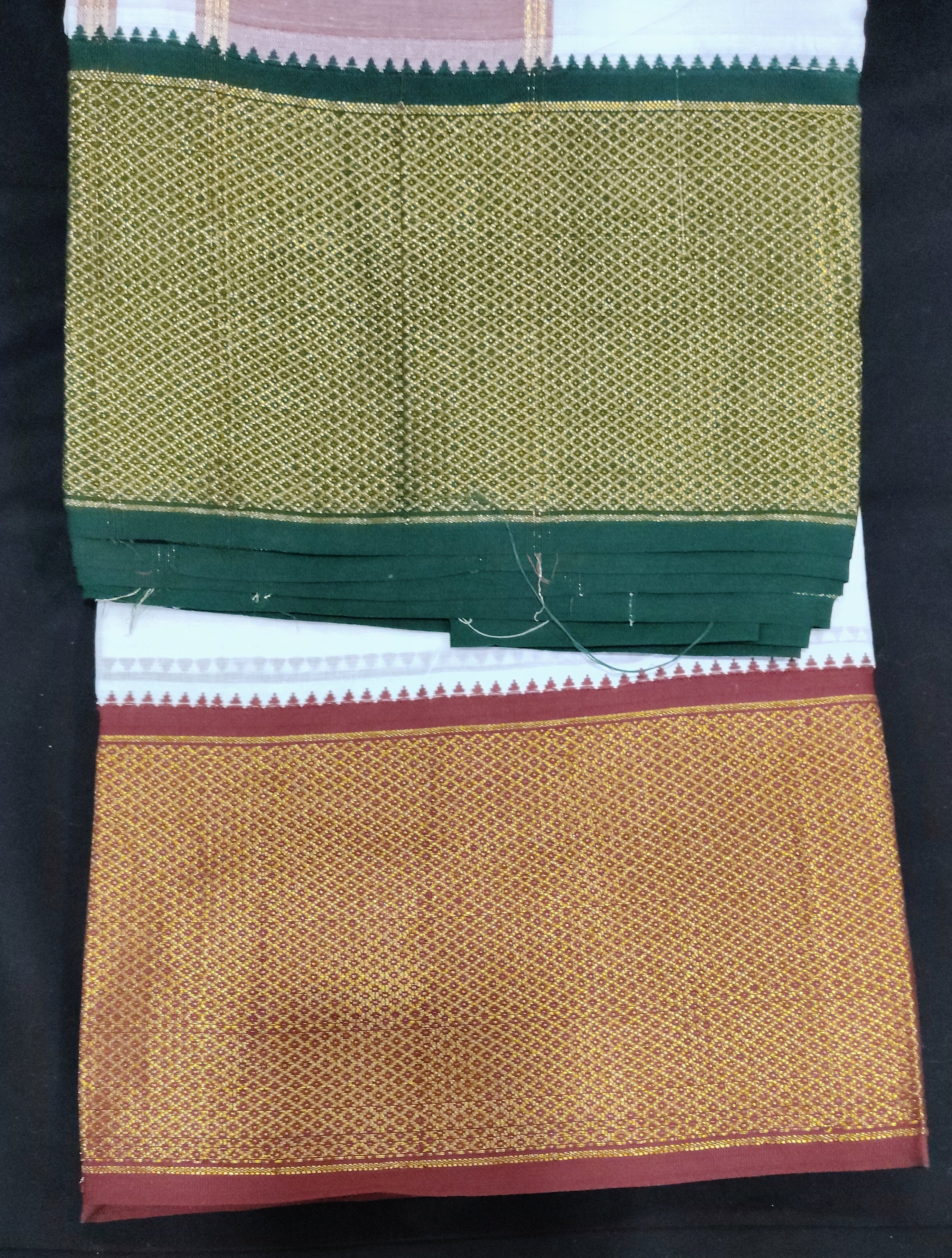 Cotton Dhothi Bleached 9*5