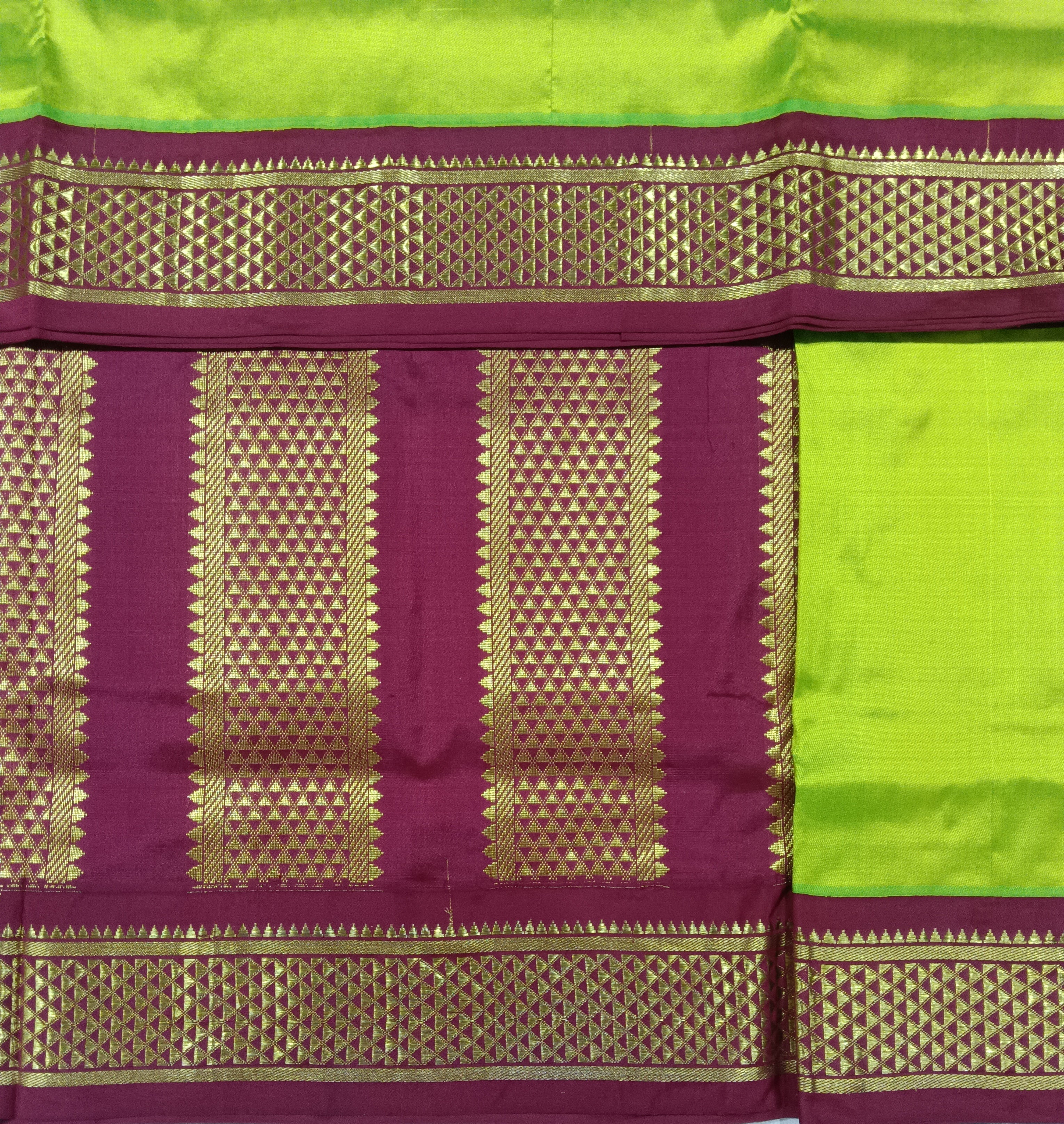 Pure silk madisar 10.5yards