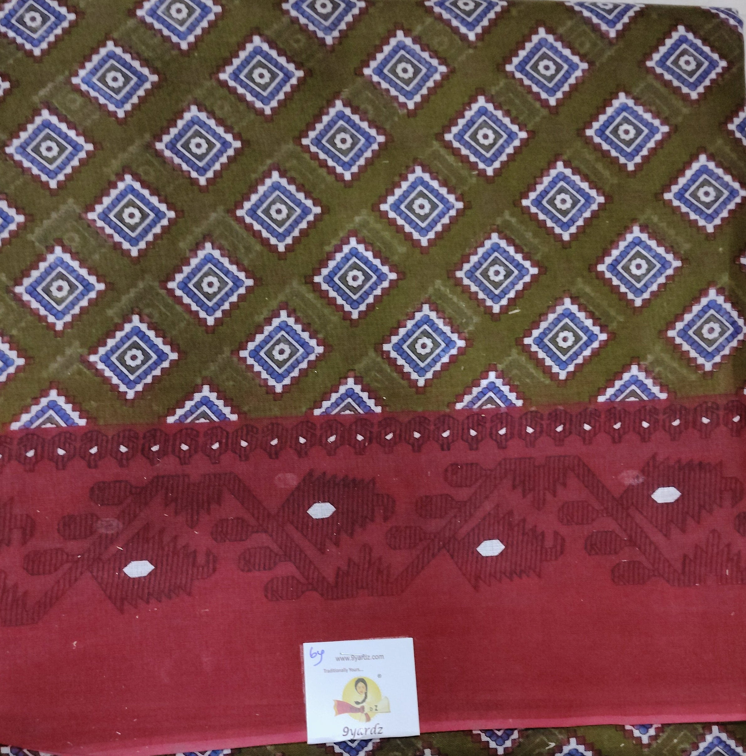 Erode cotton 5.5 metres