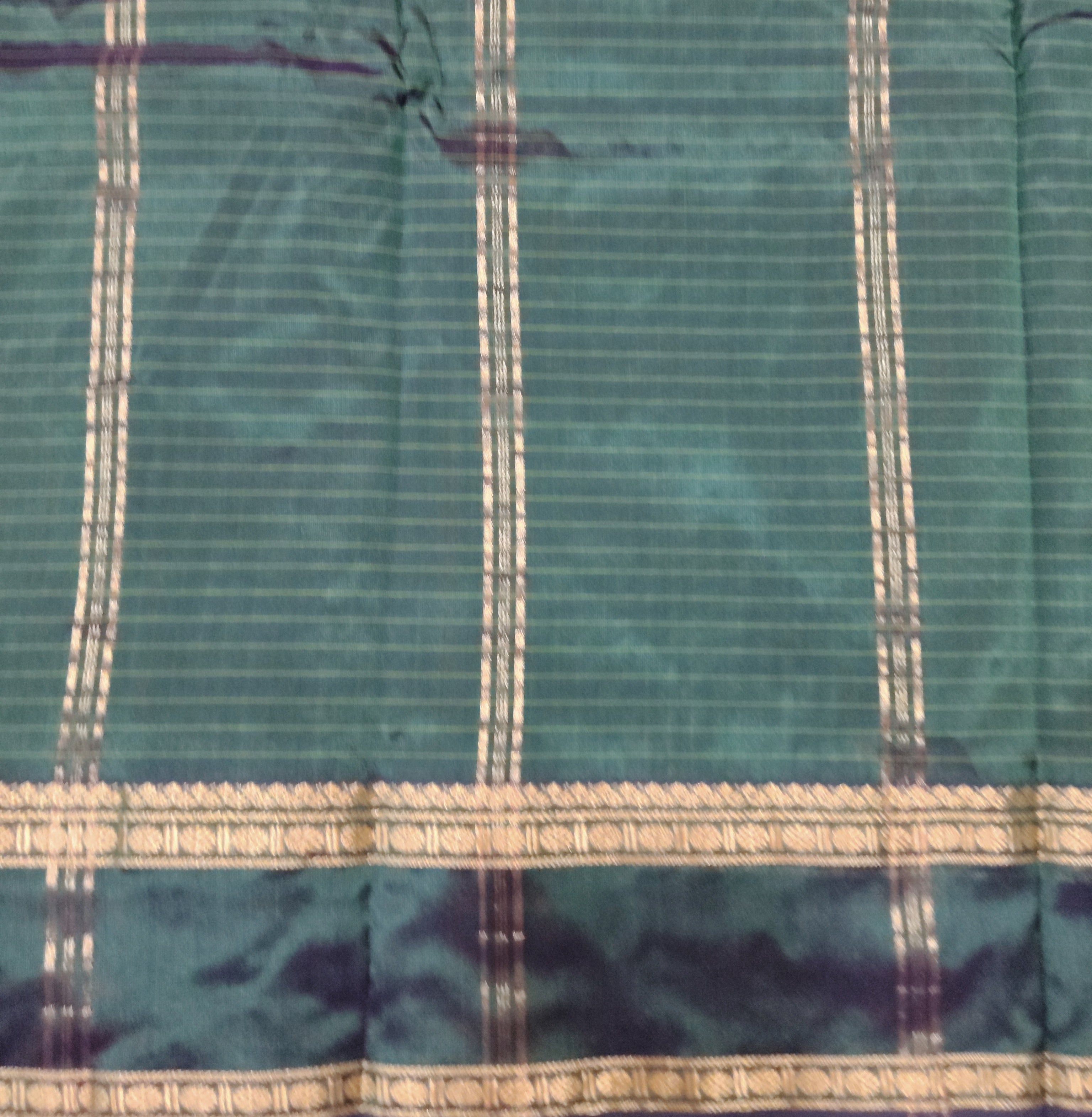 China silk checked 6Yards