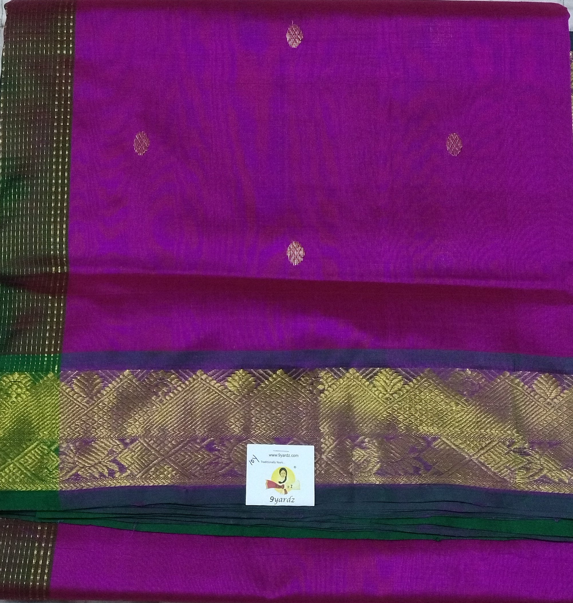 Pure silk cotton Butta 10yards madisar
