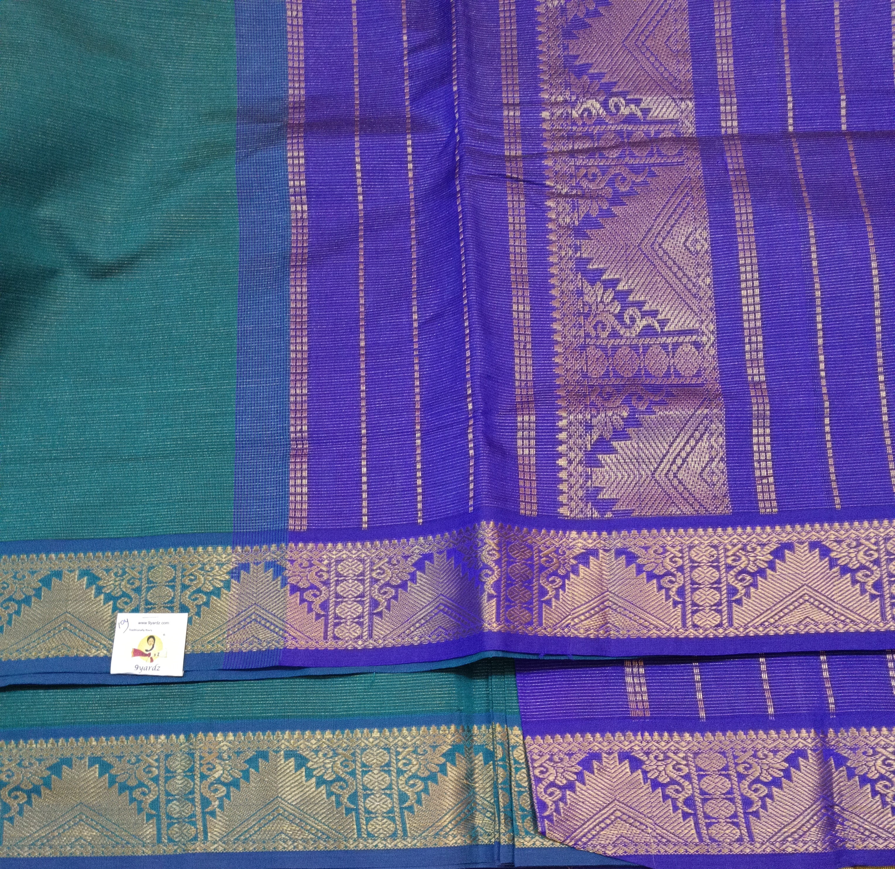 Semi Silk cotton vairavoosi Madisar 10yards