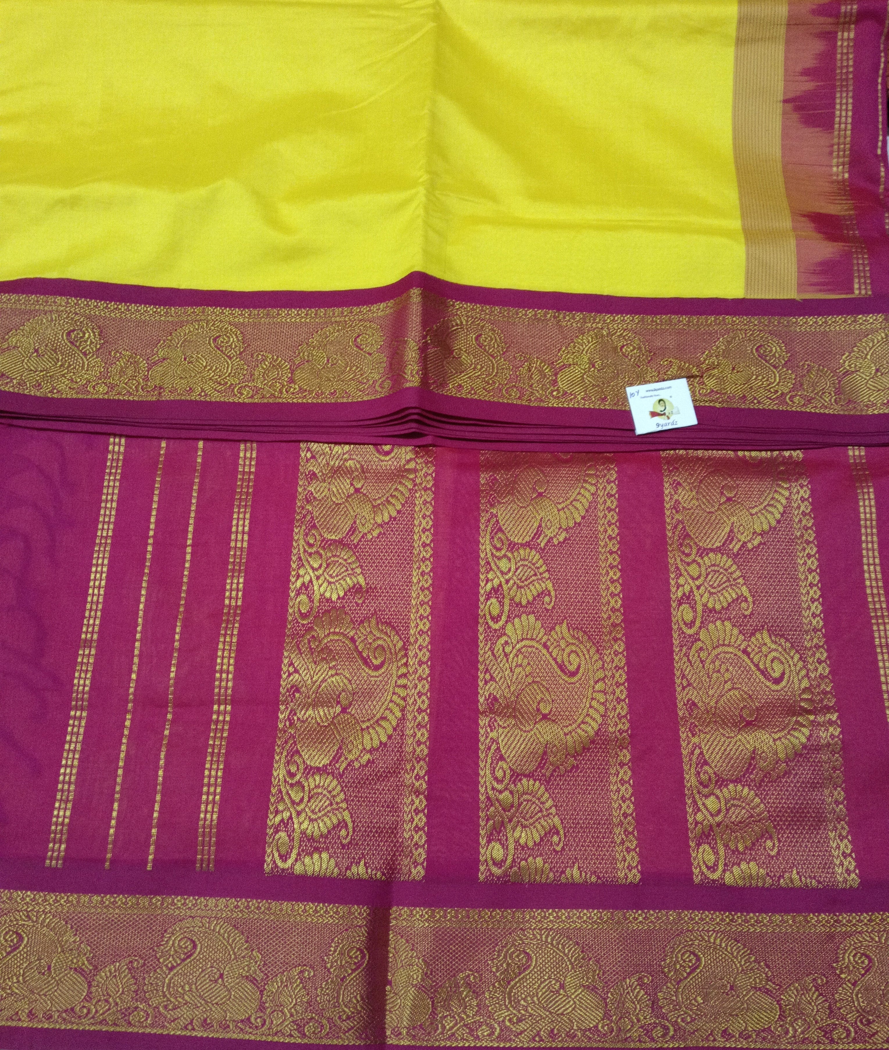 Semi Silk cotton Korvai Madisar