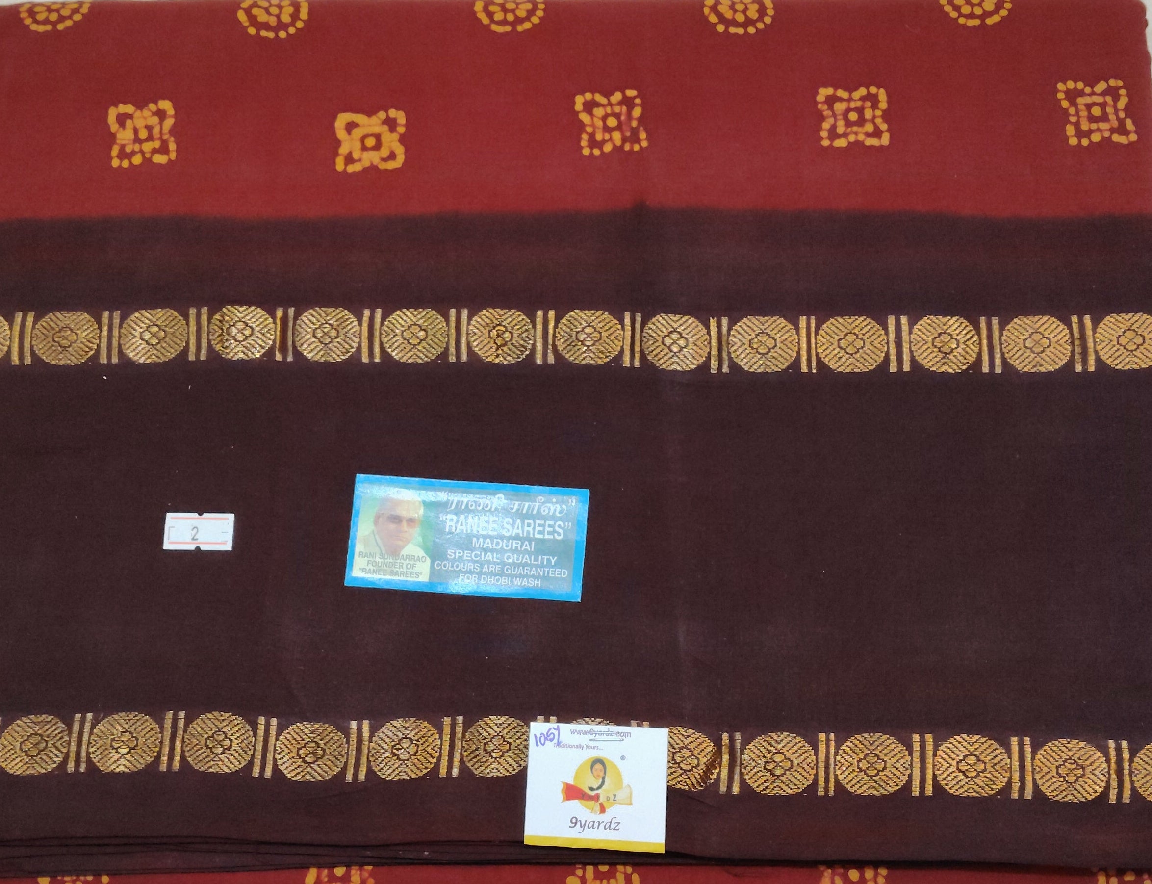Ranee voyal saree 10.5yardz(9.5mtrs)