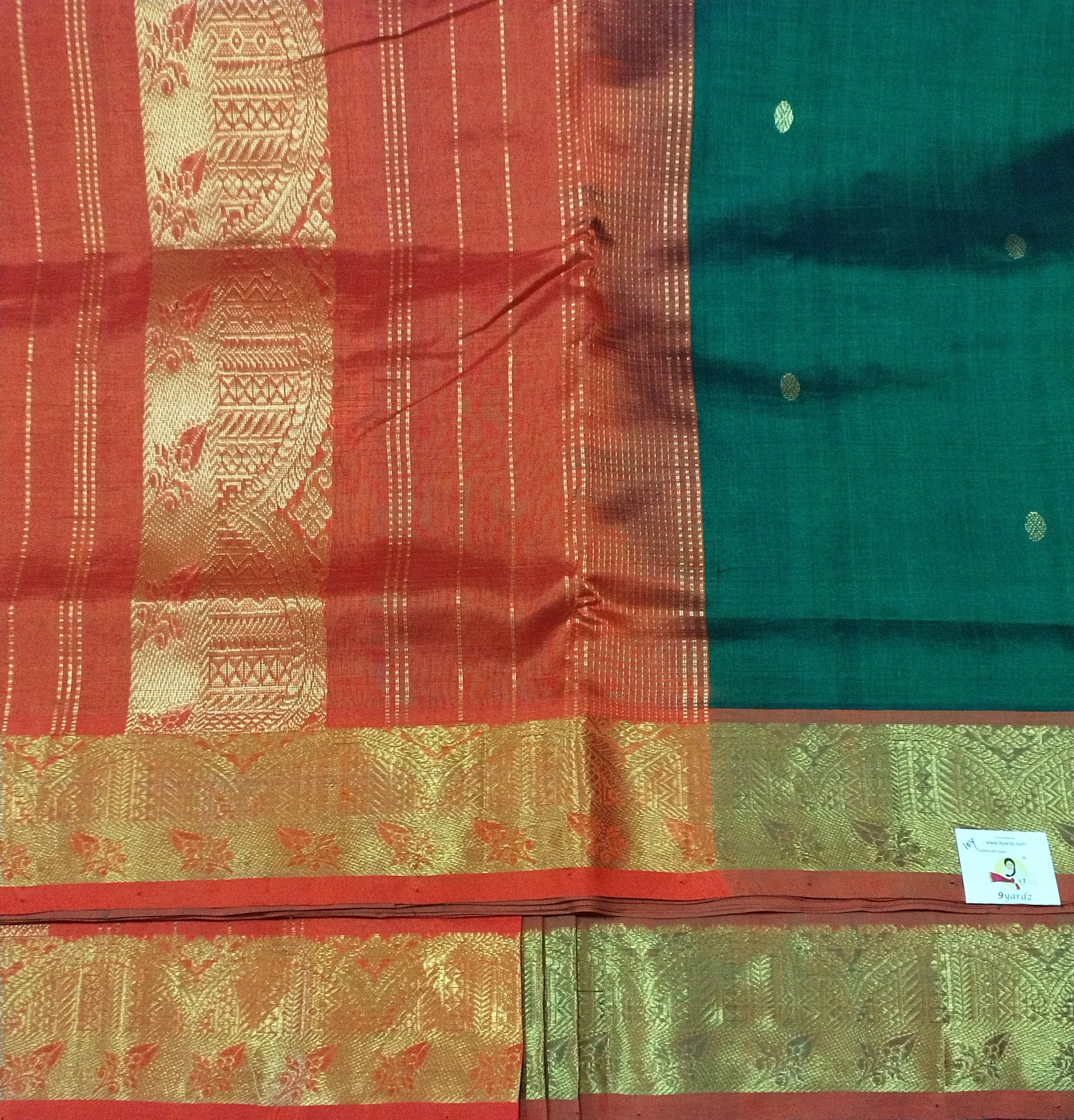 Pure silk cotton Butta 10yards madisar