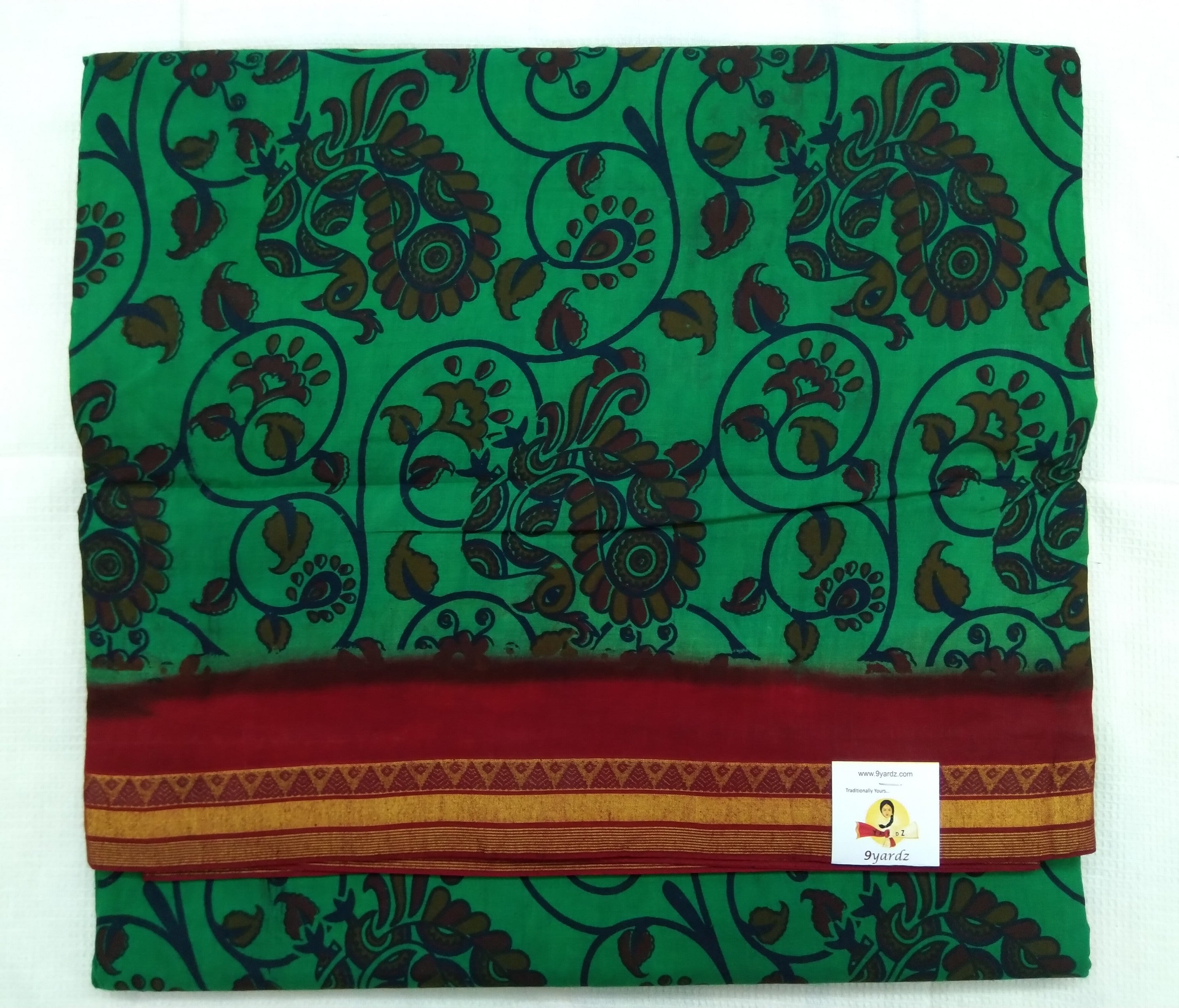 Colour Kalamkari Design- 10.5 yards