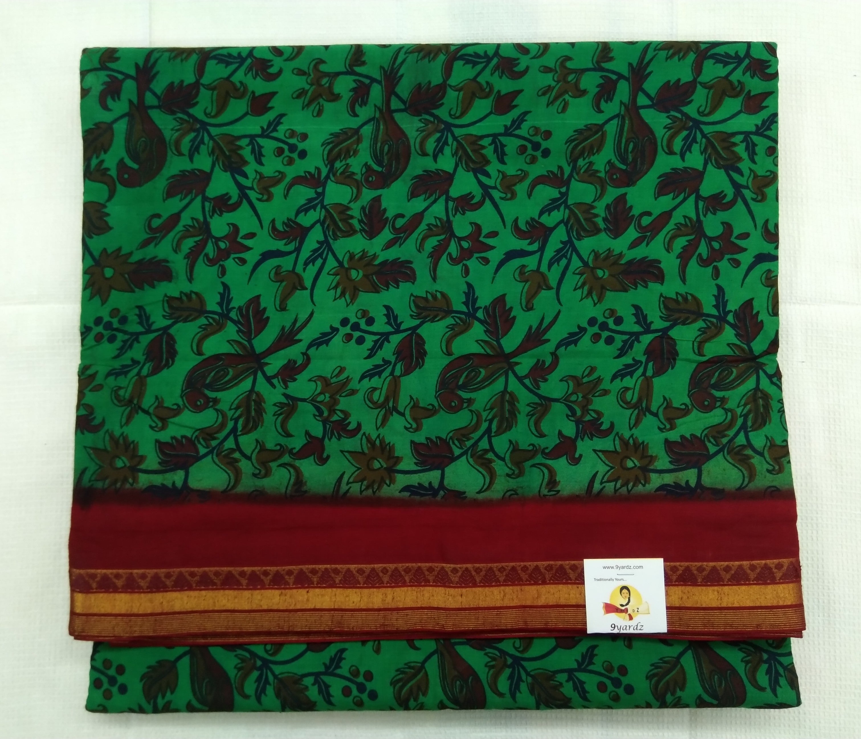 Colour Kalamkari Design- 10.5 yards