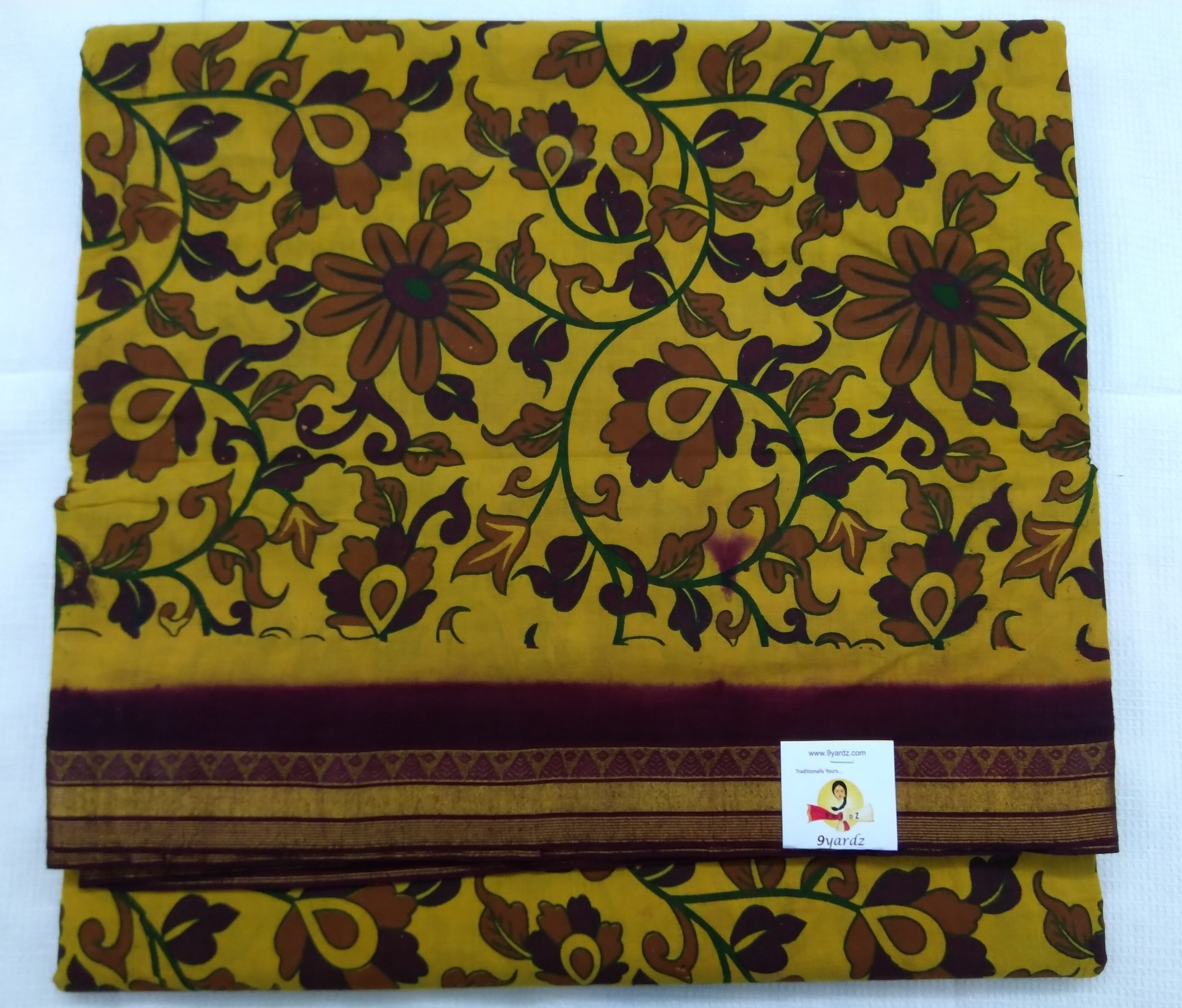 Colour Kalamkari Design- 10.5 yards