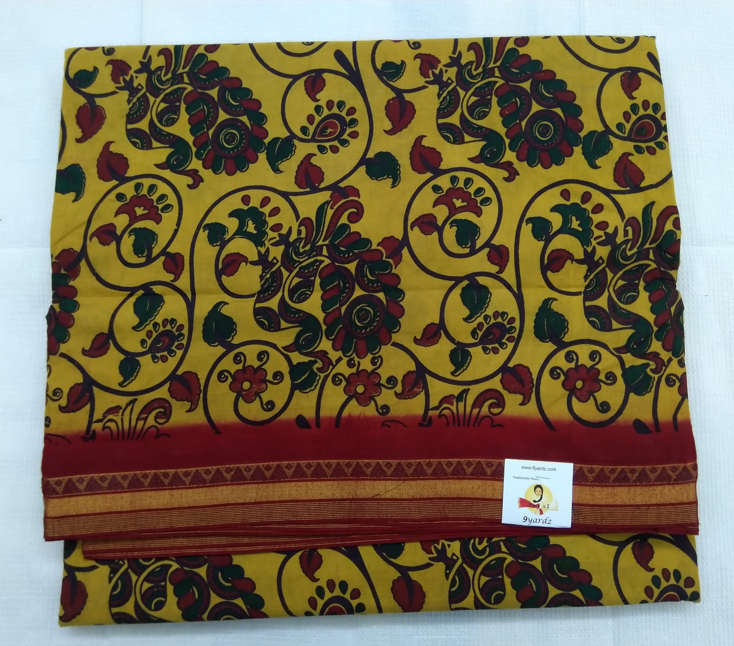 Colour Kalamkari Design- 10.5 yards