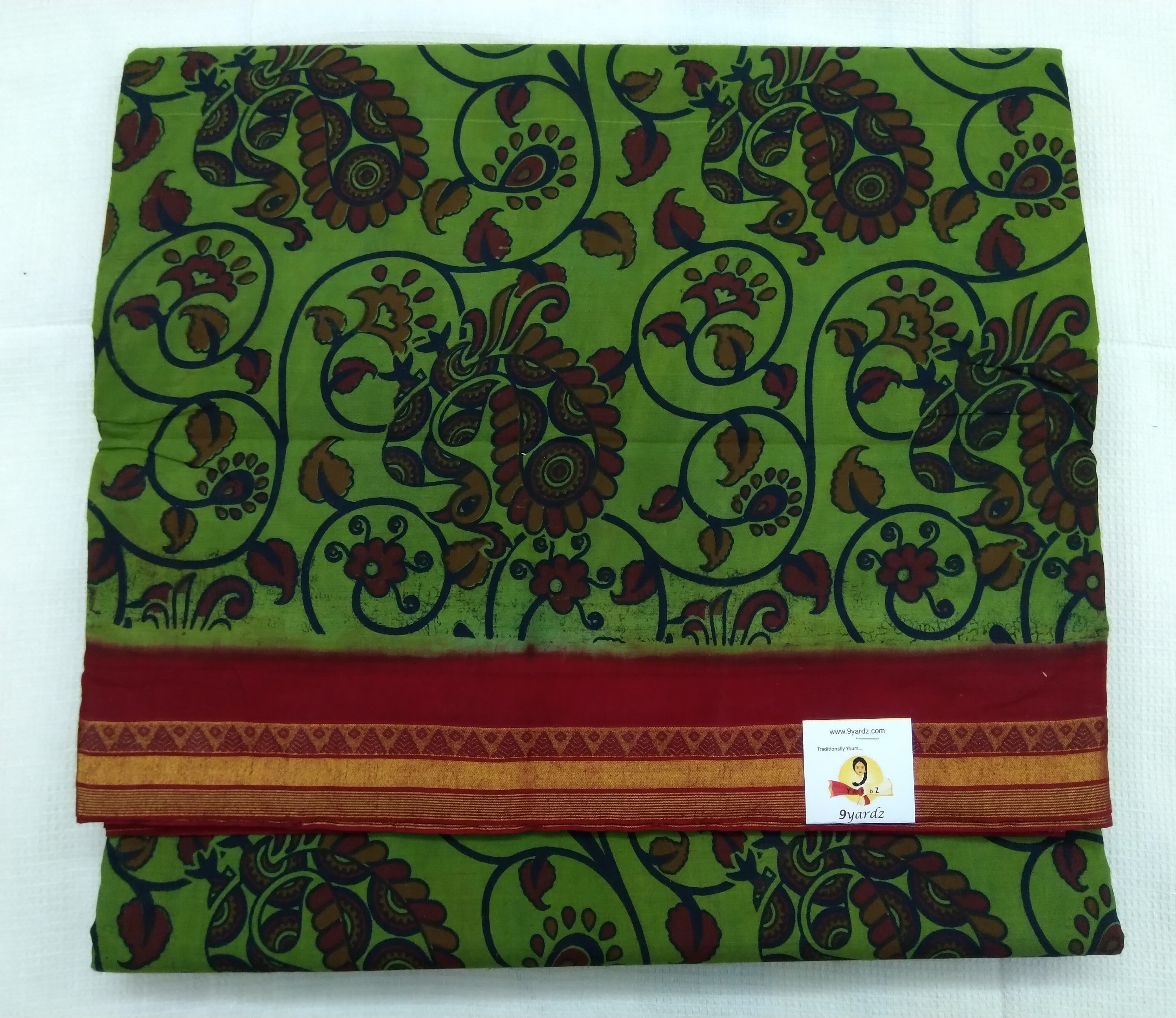 Colour Kalamkari Design- 10.5 yards