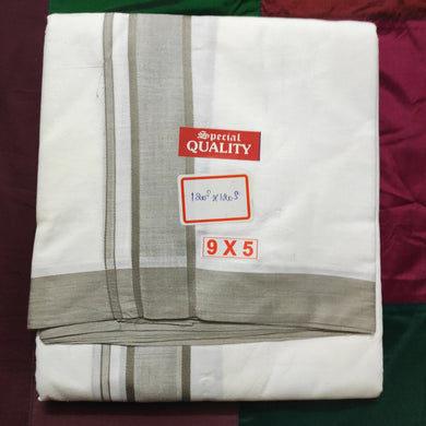 Soft Cotton bleached dhothi 9*5