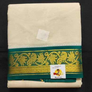 Pure cotton Muhurtham dhoti 9*5