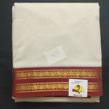 Load image into Gallery viewer, Pure cotton Muhurtham dhoti 9*5