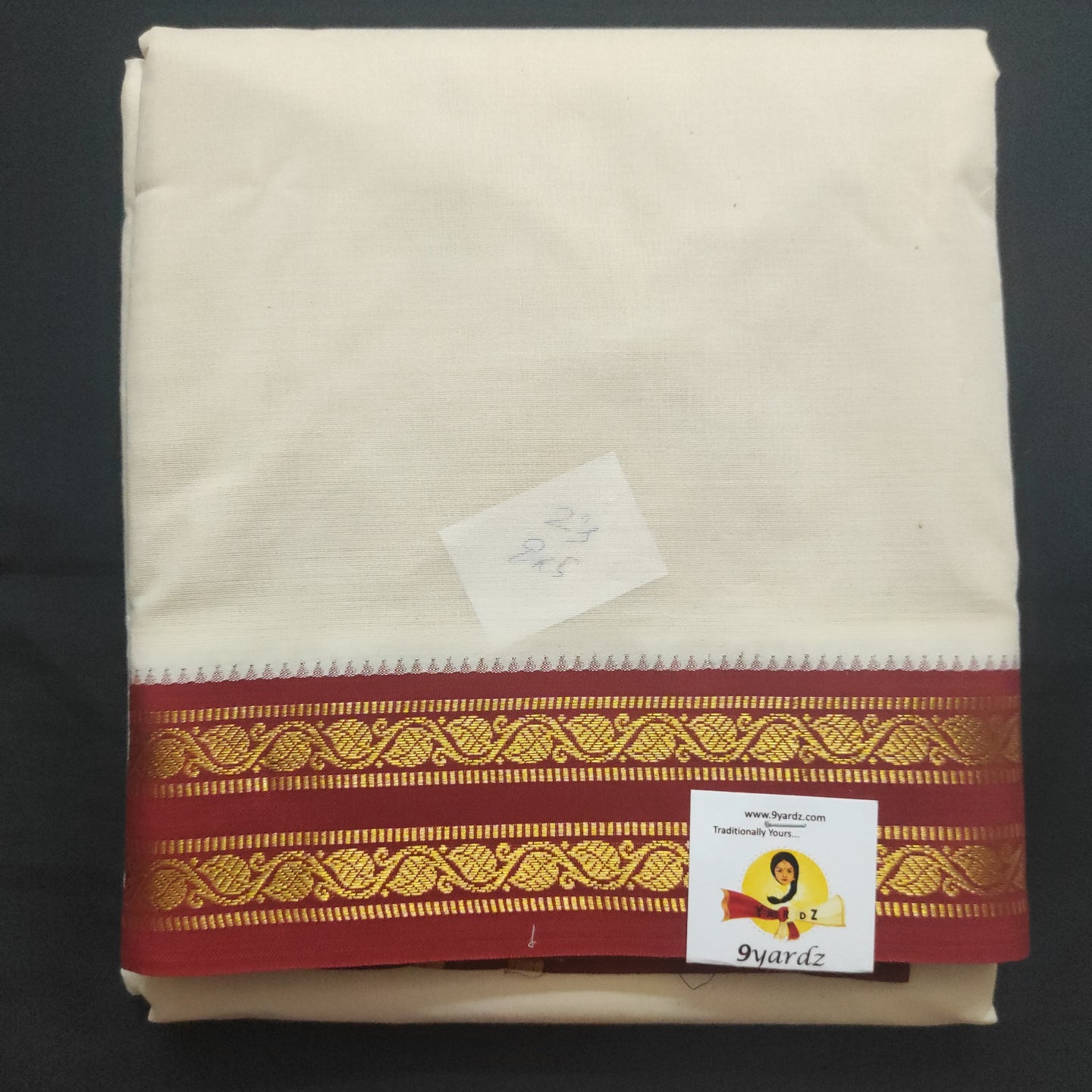 Pure cotton Muhurtham dhoti 9*5