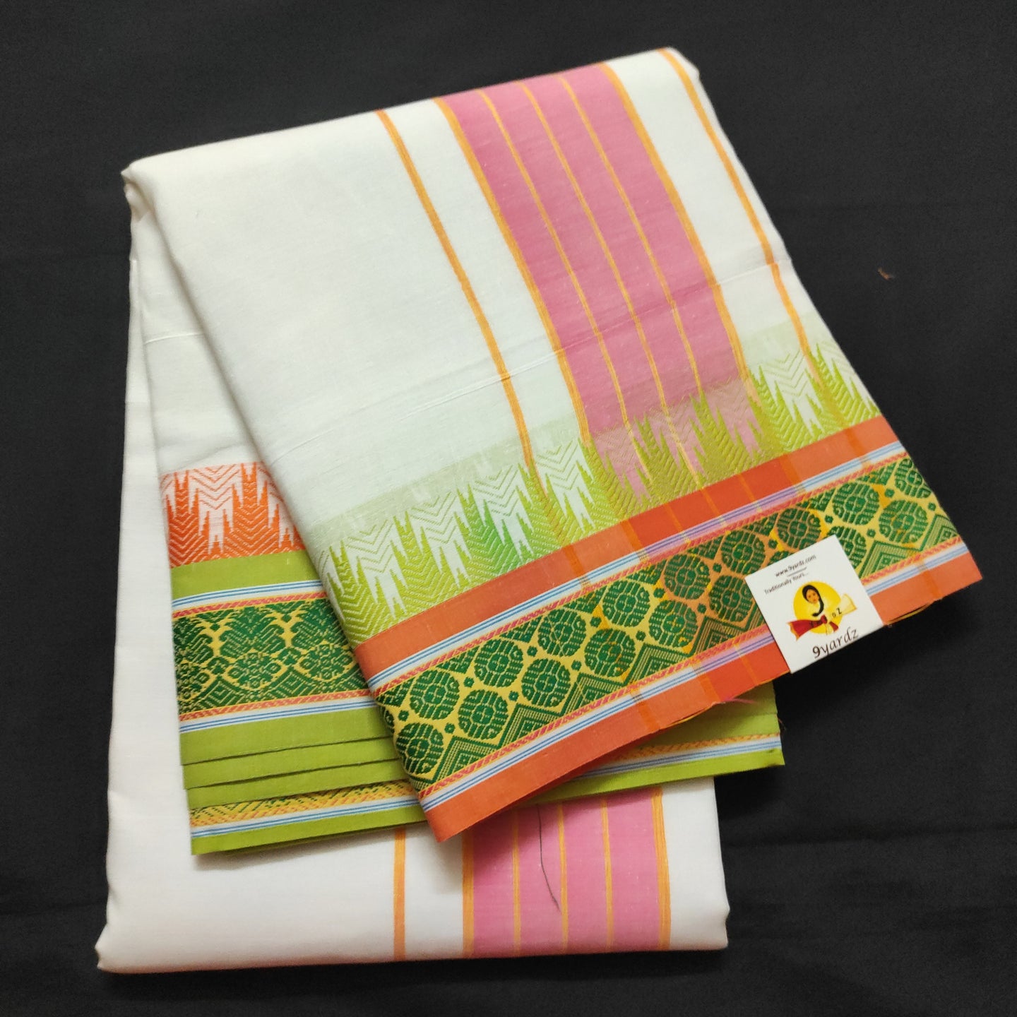 Dhothi fancy border 9*5