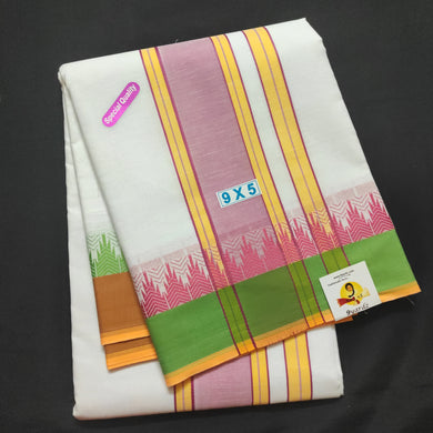 Dhothi fancy border 9*5