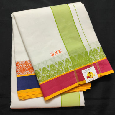 Dhothi fancy border 9*5