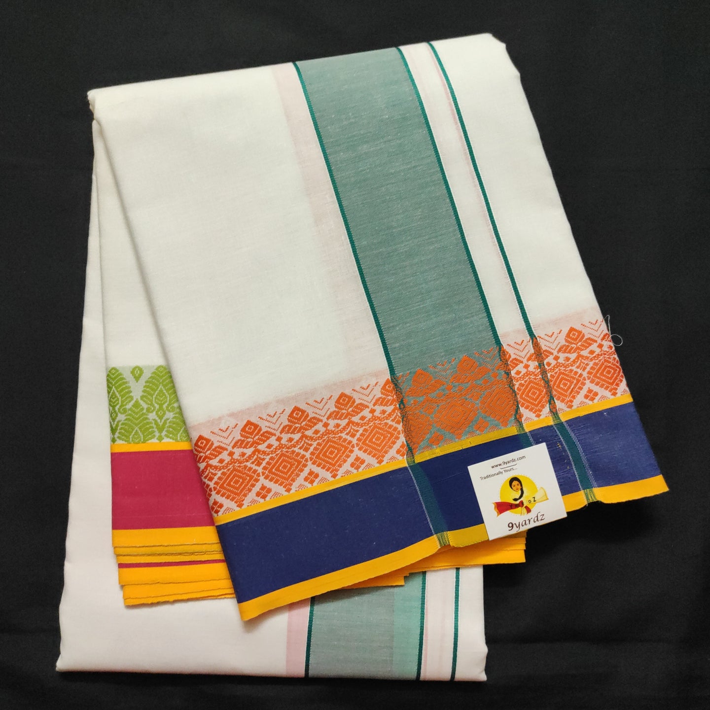 Dhothi fancy border 9*5