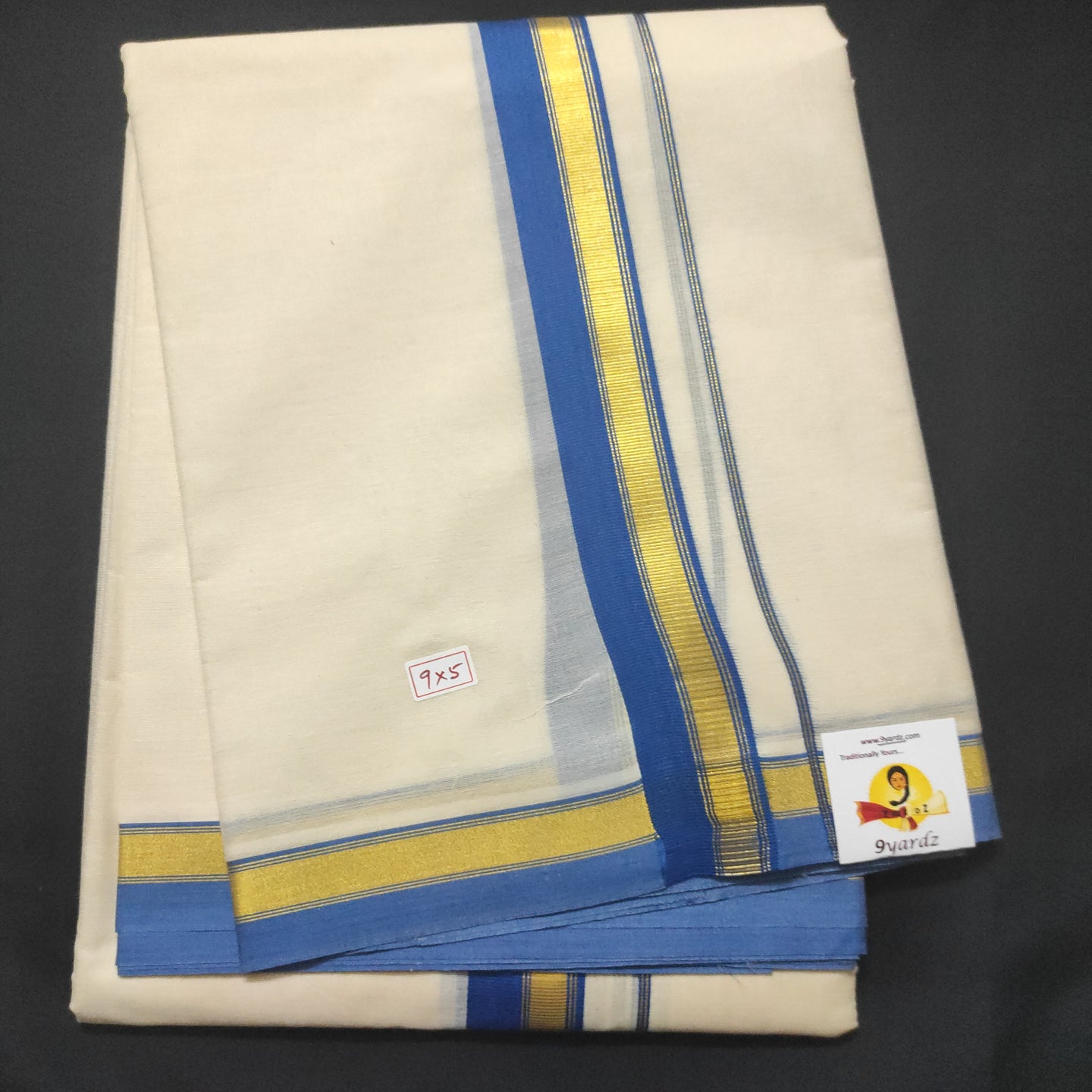 Fine Cotton fancy Dhothi 9*5