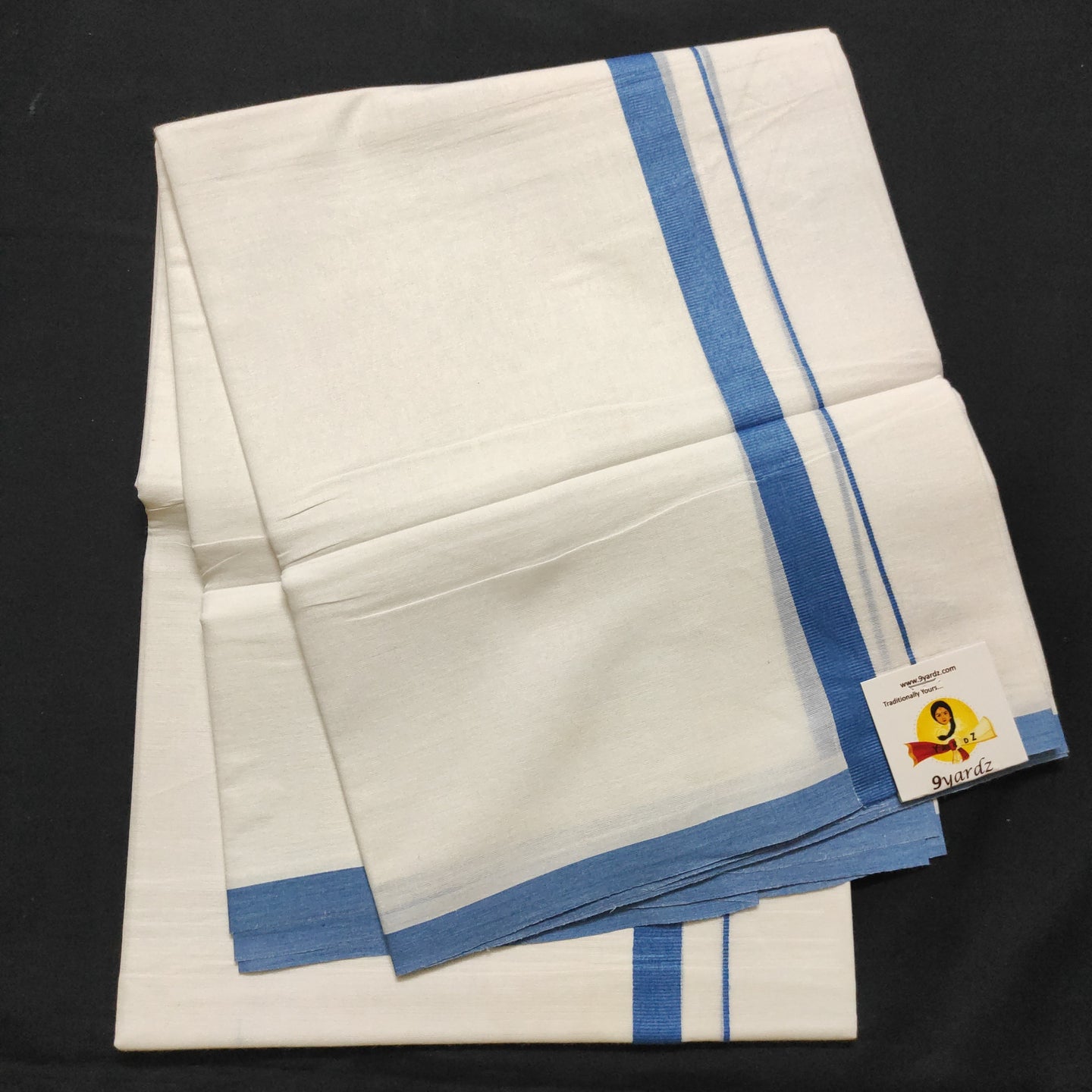 Bleached cotton Dhothi 9 muzam