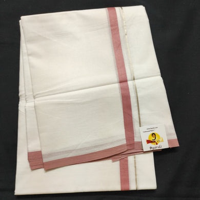 Bleached cotton Dhothi 9 muzam