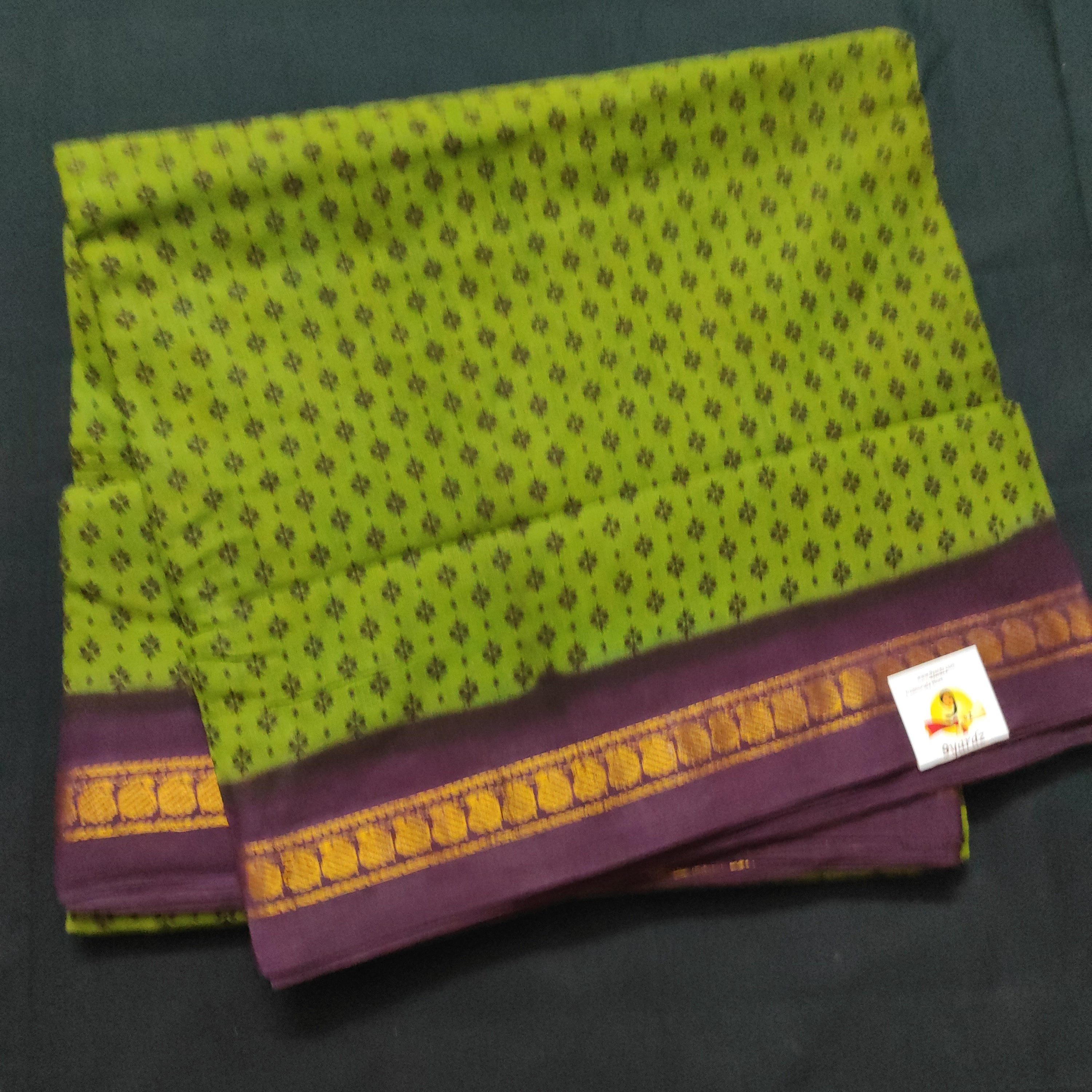 Sungudi cotton 10.5 yards madisar