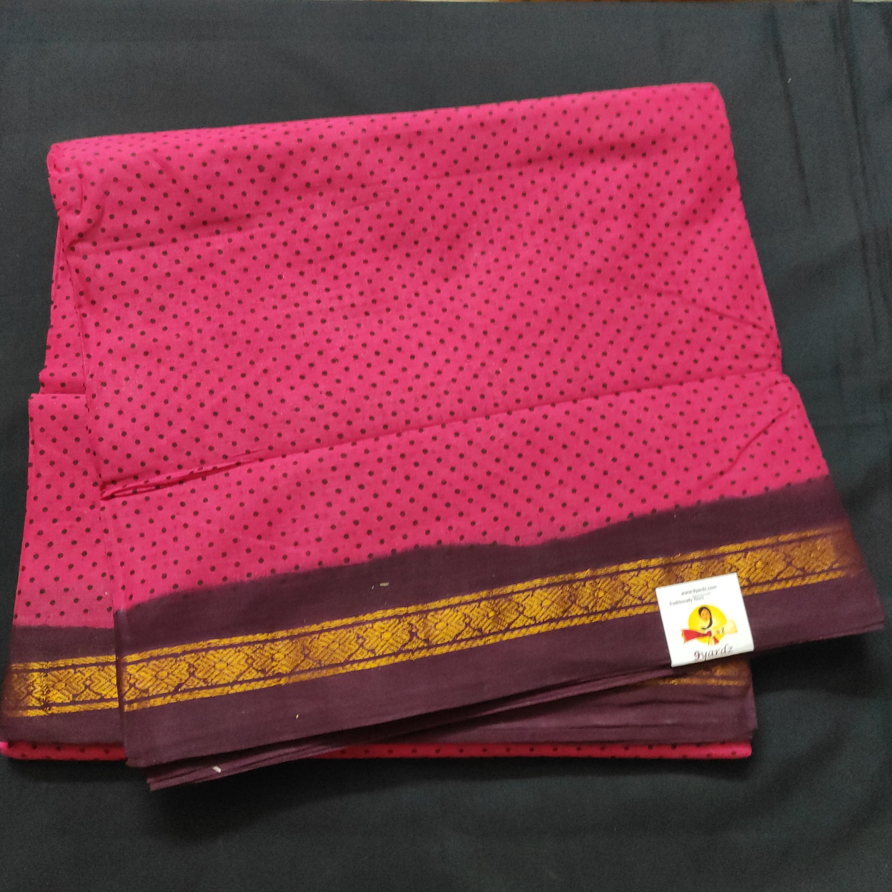 Sungudi cotton 10.5 yards madisar