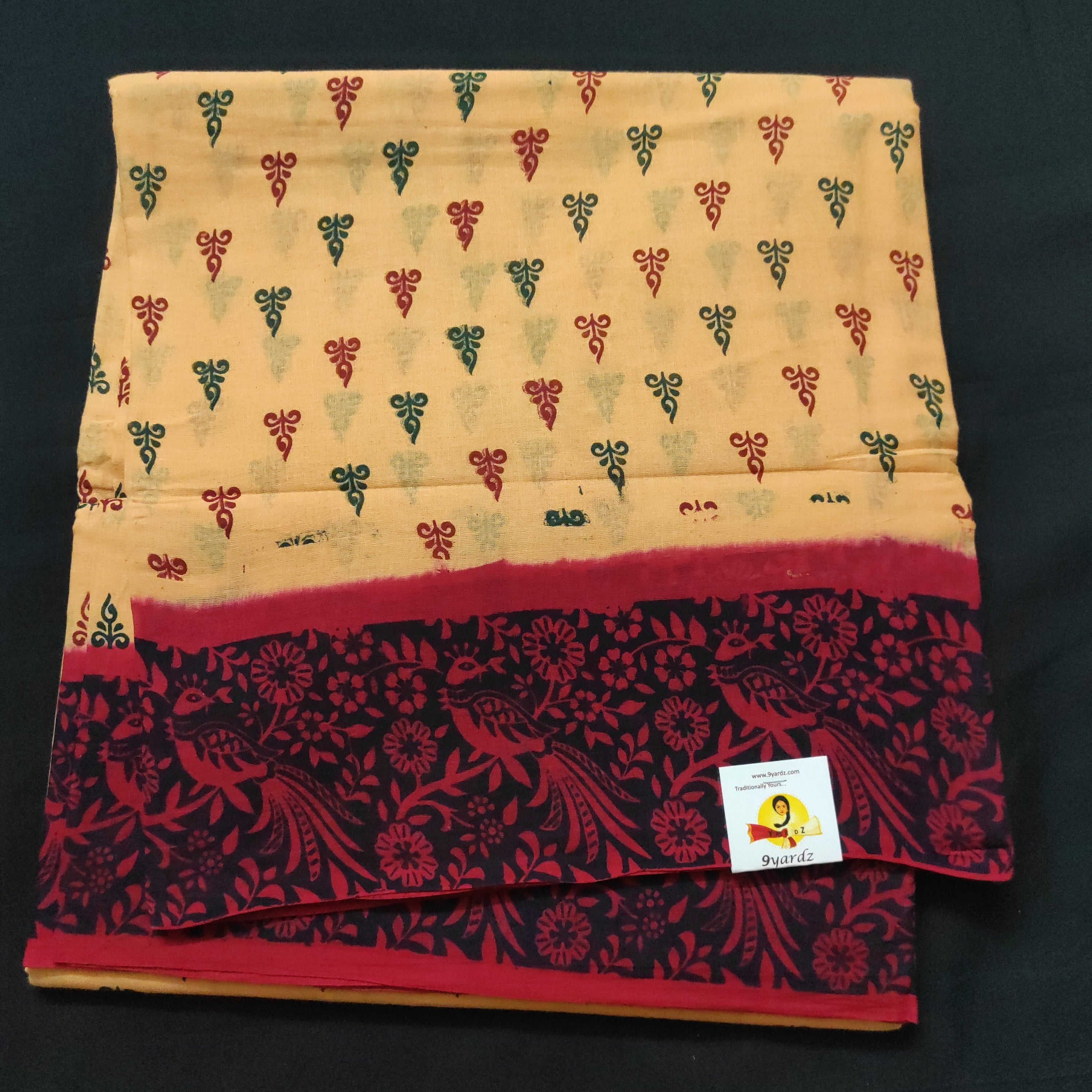 Sungudi cotton 9.5 yards madisar