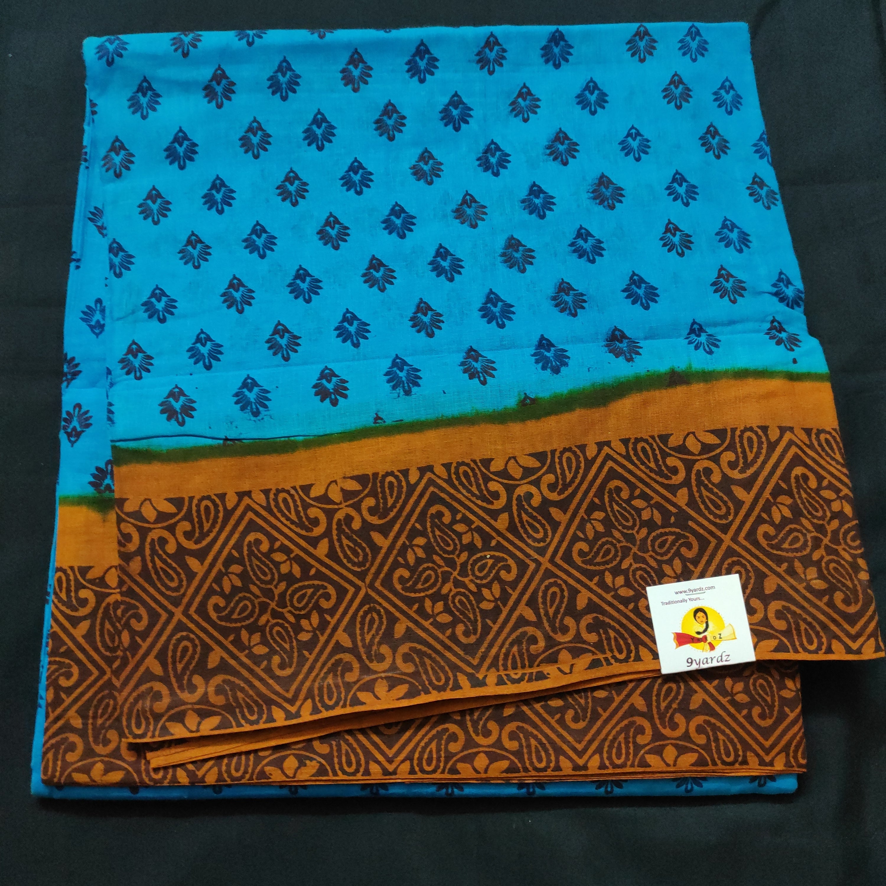 Sungudi cotton 9.5 yards madisar