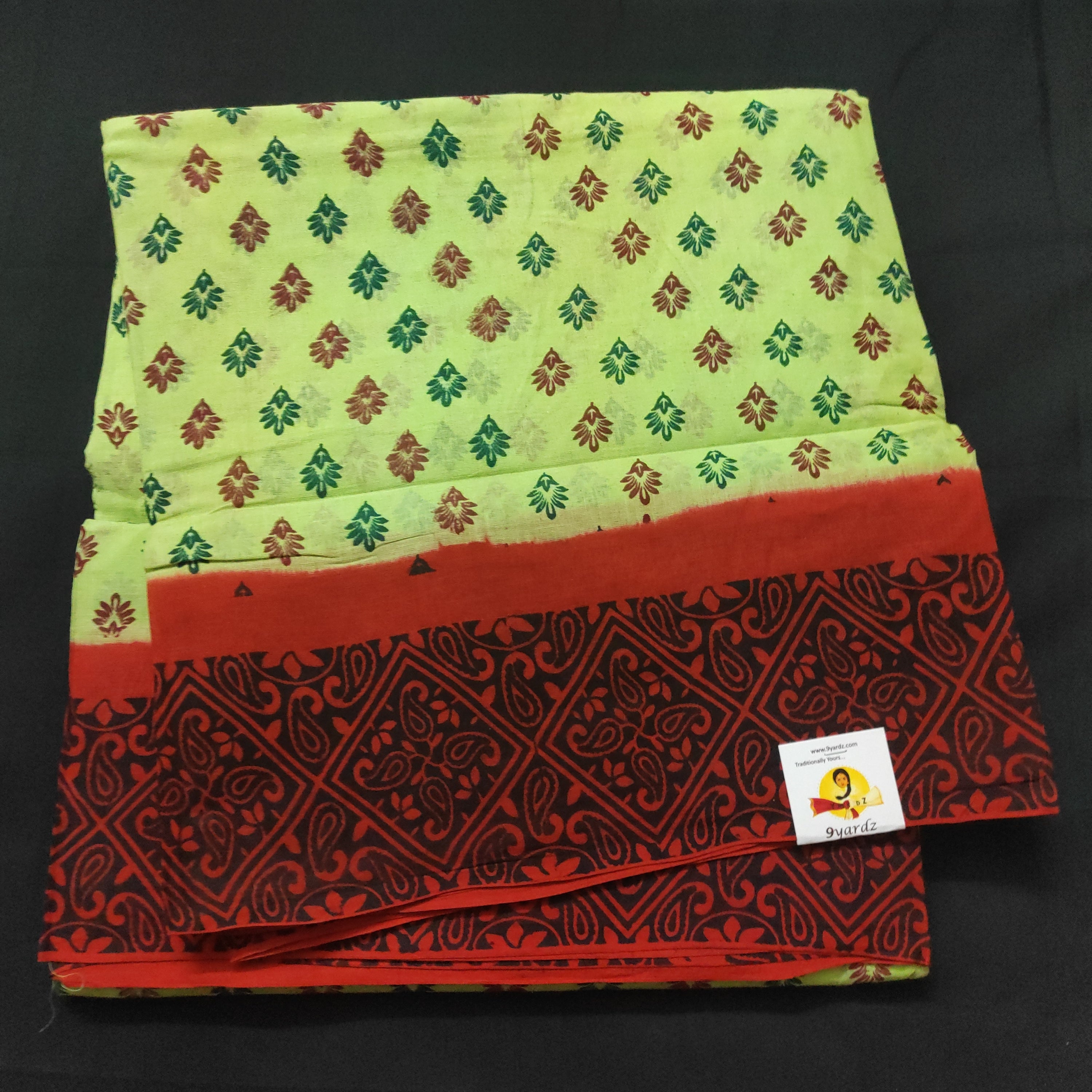 Sungudi cotton 9.5 yards madisar