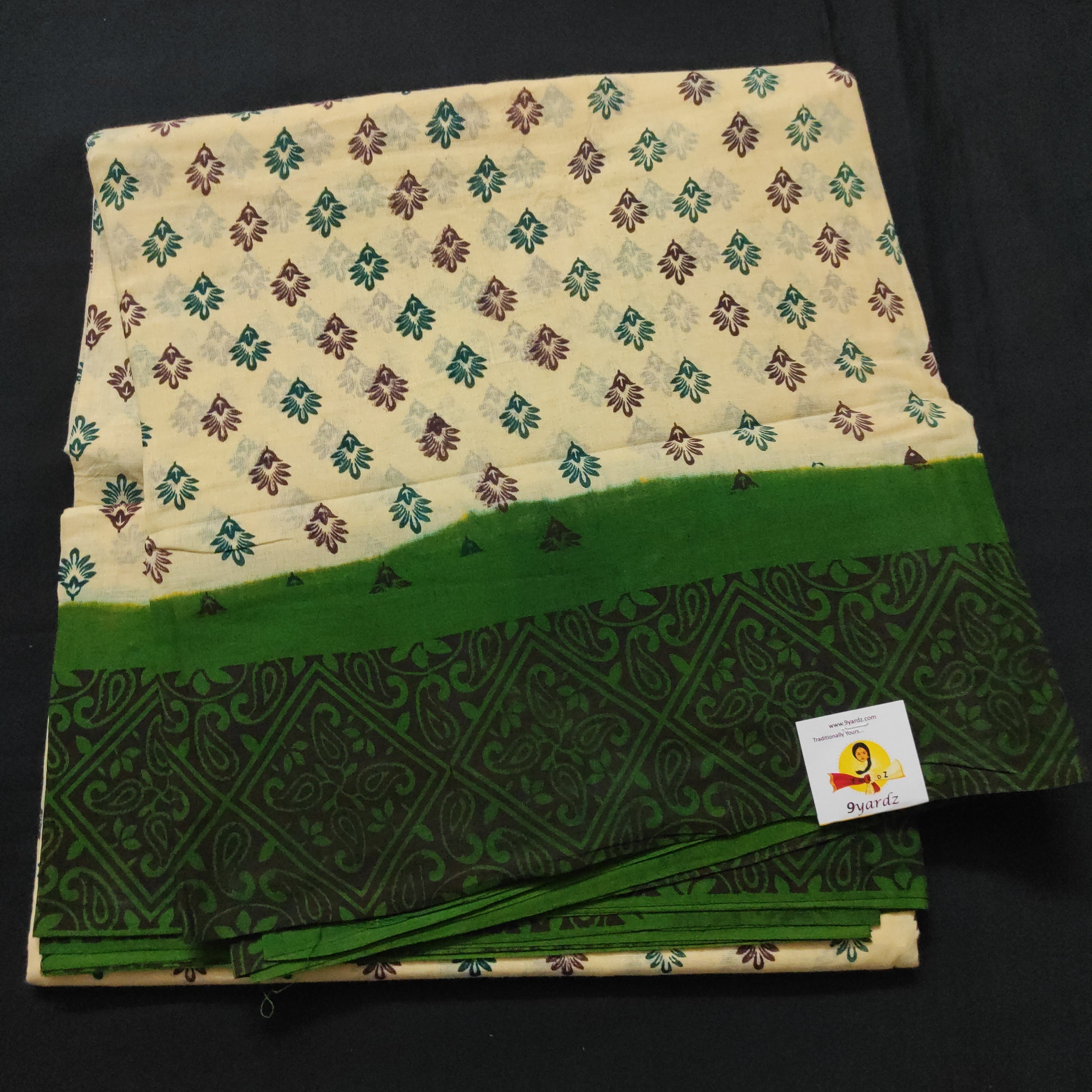 Sungudi cotton 9.5 yards madisar