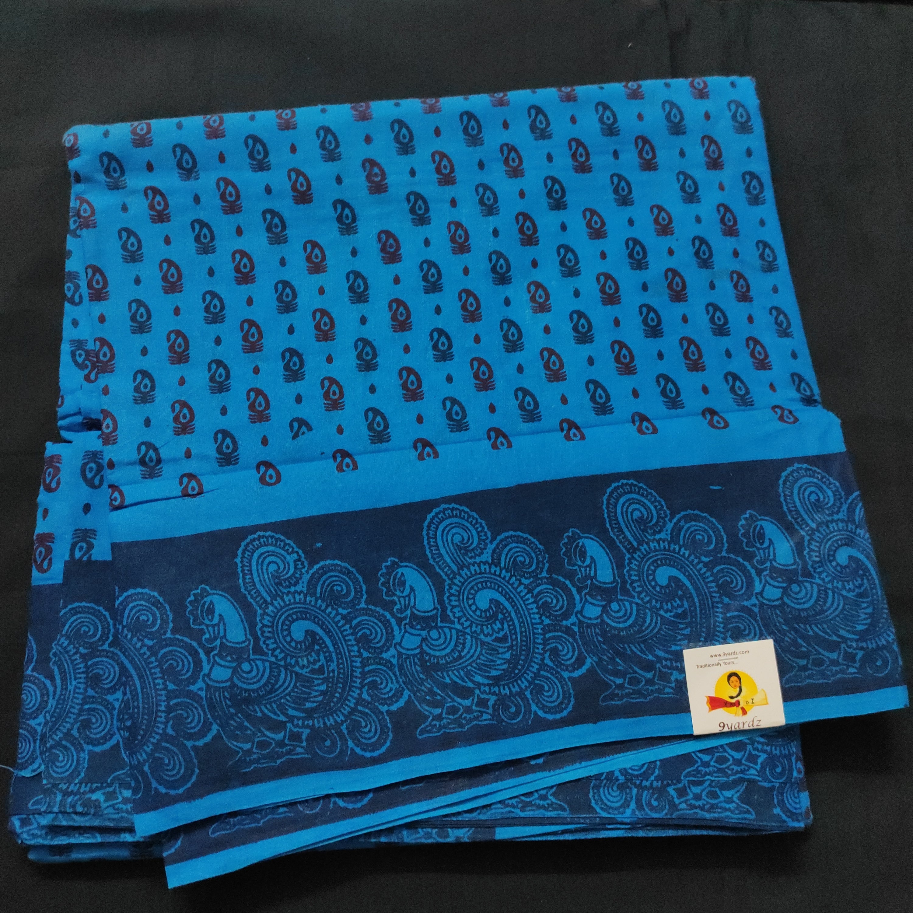 Sungudi cotton 9.5 yards madisar