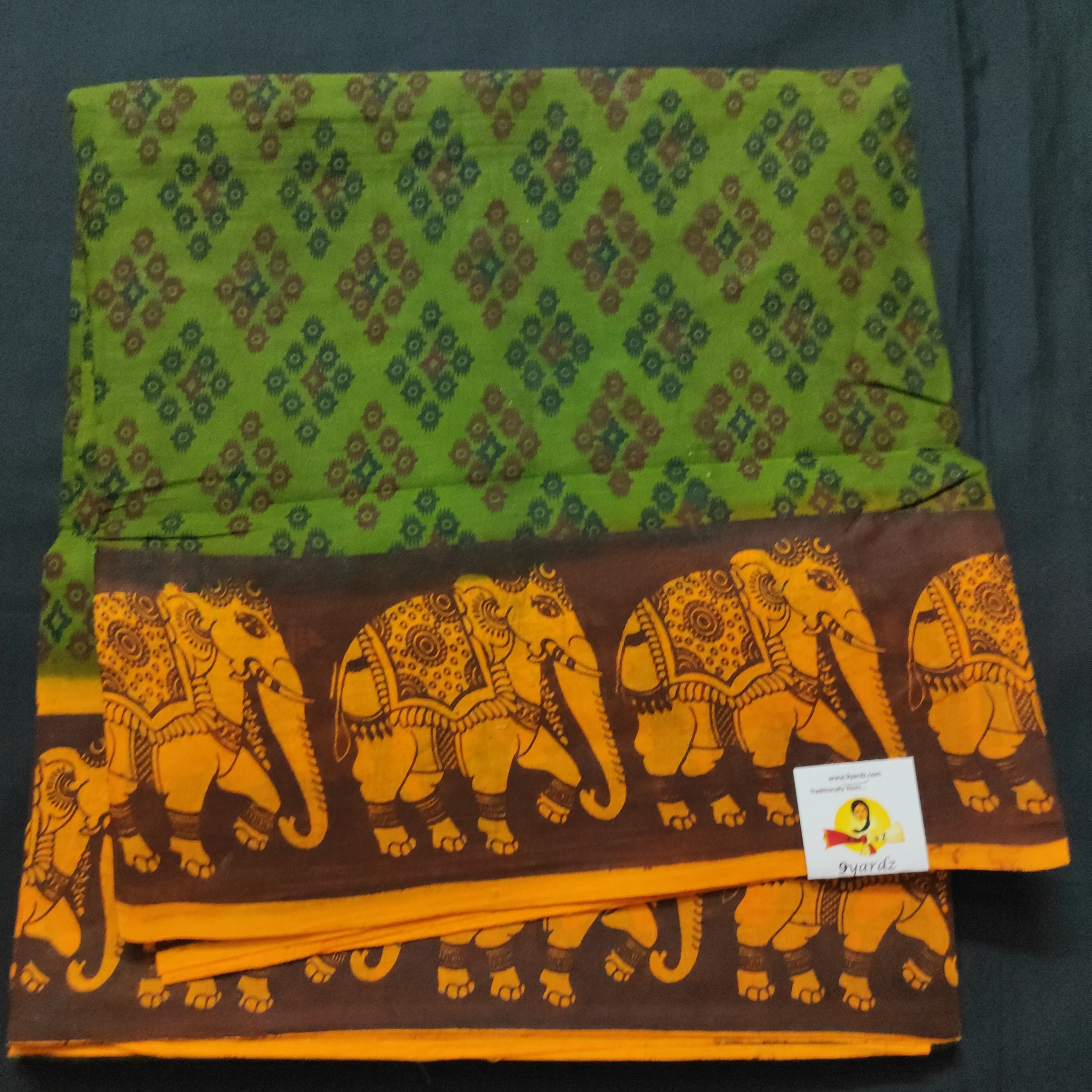 Sungudi cotton 9.5 yards madisar