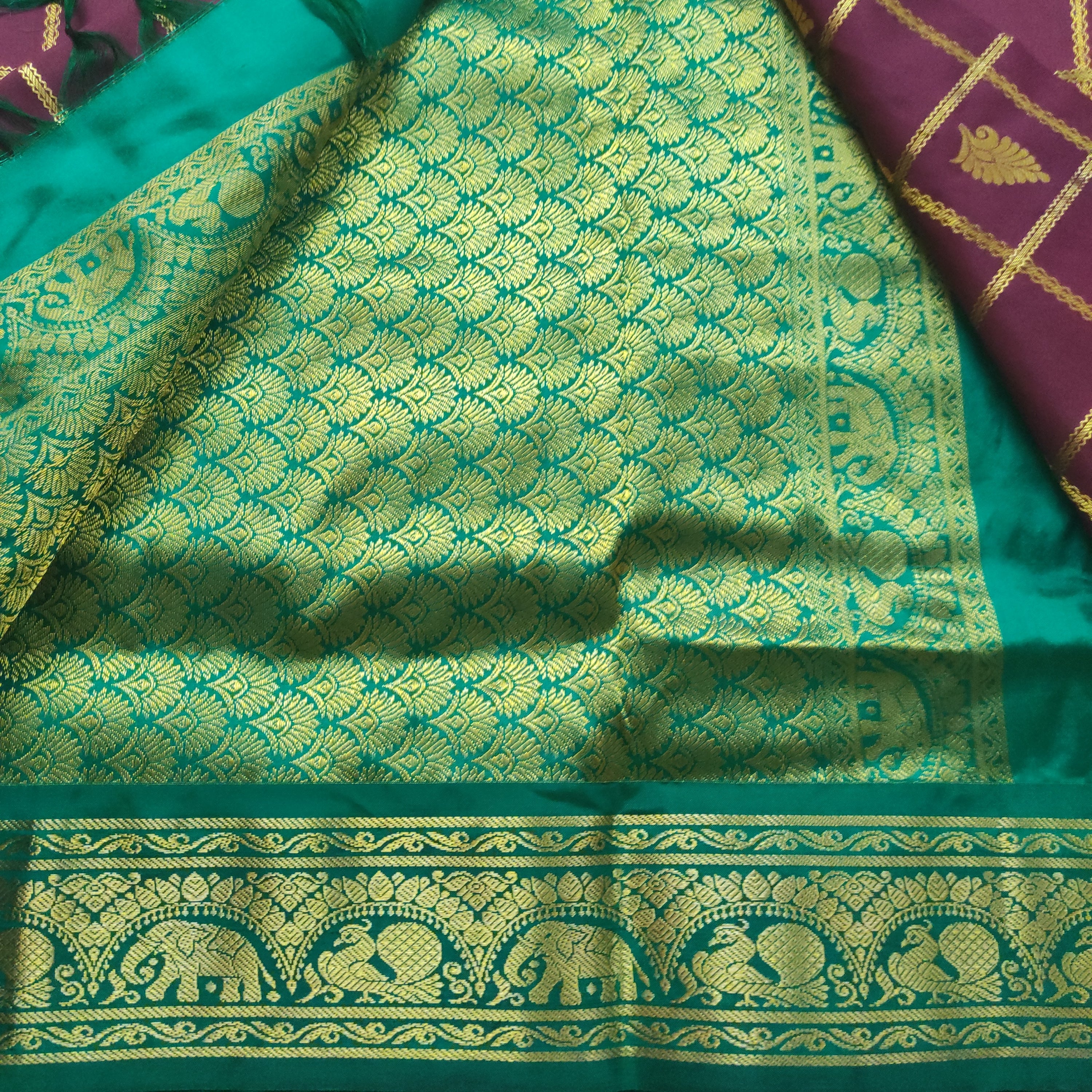 Pure silk 10 yards madisar