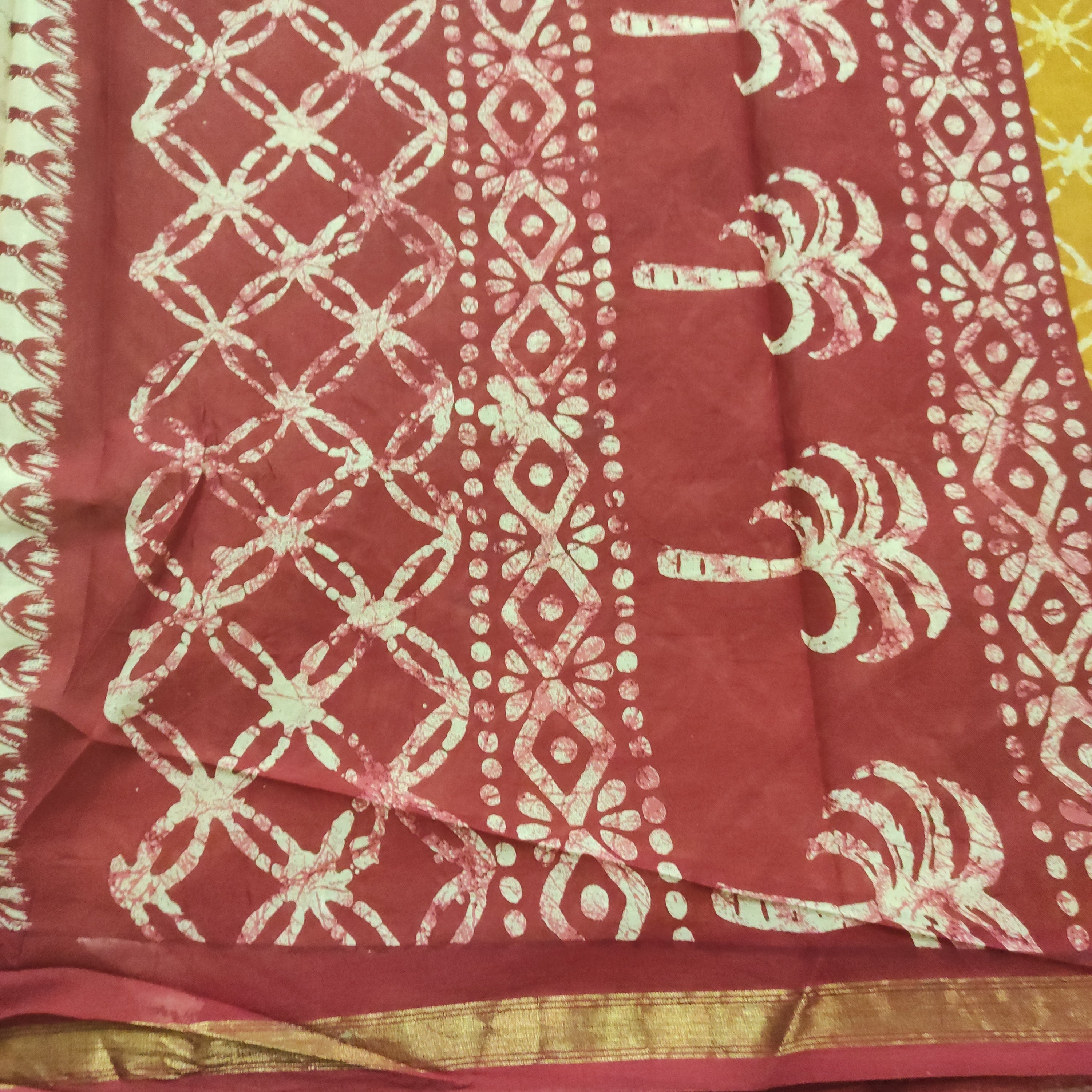Chanderi cotton 6 yards