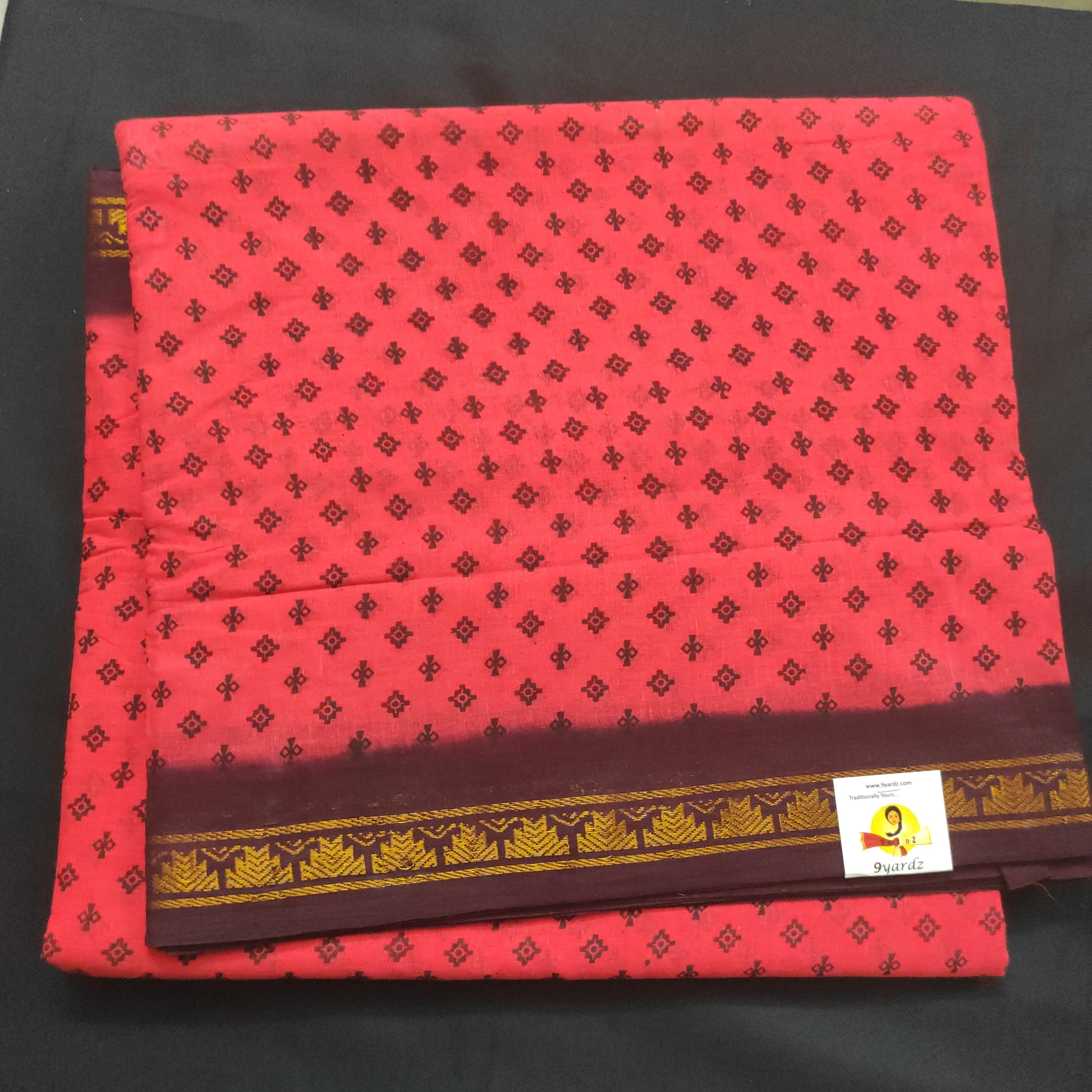 Sungudi cotton 10.5 yards madisar